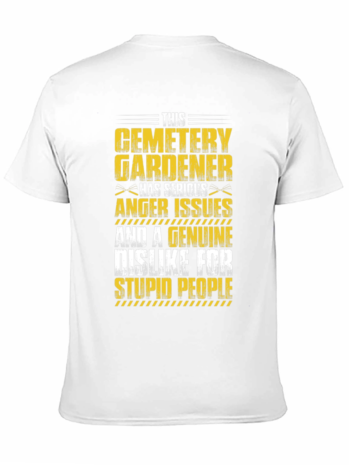 Black Cemetery Gardener T-Shirt view 11