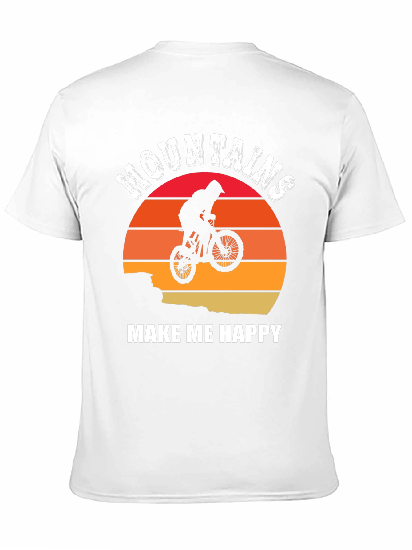 Black Mountains Make Me Happy Graphic T-Shirt view 11