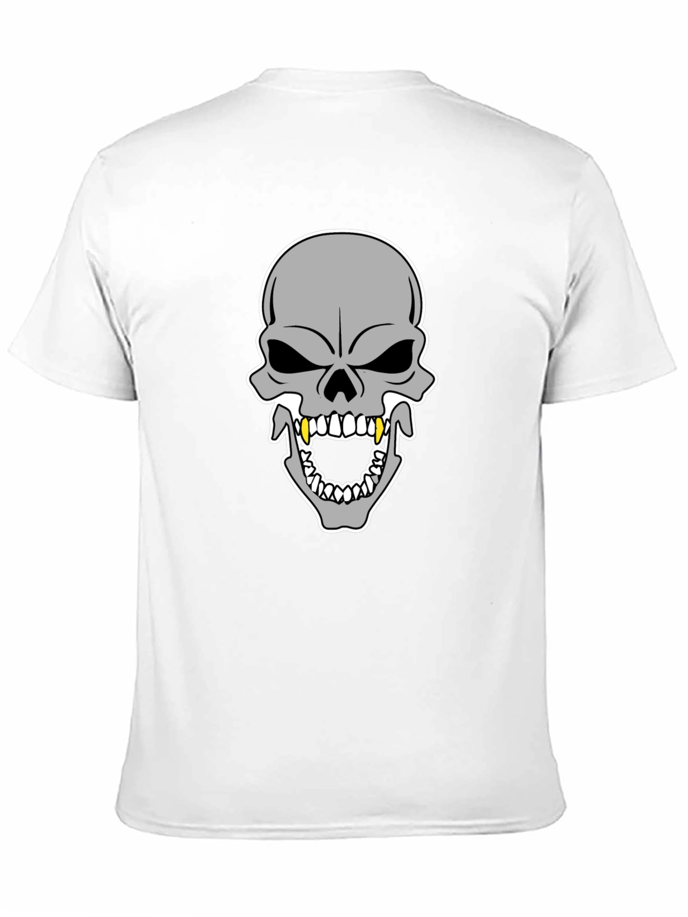 Black Skull Graphic Black T-Shirt view 11