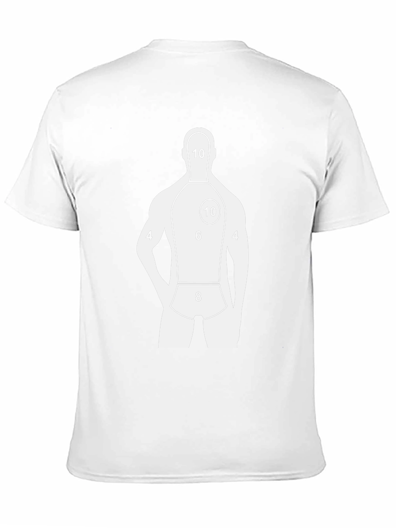 Black Target Man Graphic T-Shirt - Black view 11