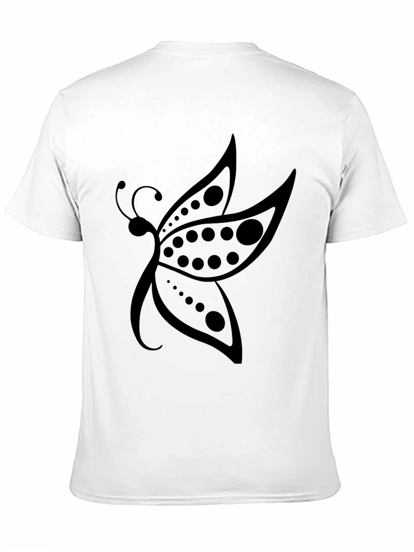 Black Butterfly Graphic T-Shirt - Stylish Black Tee view 11