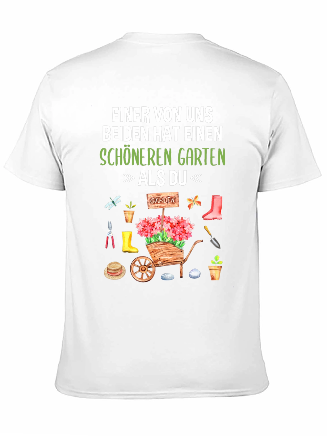 Black Gardener T-Shirt: "Schöneren Garten" view 11