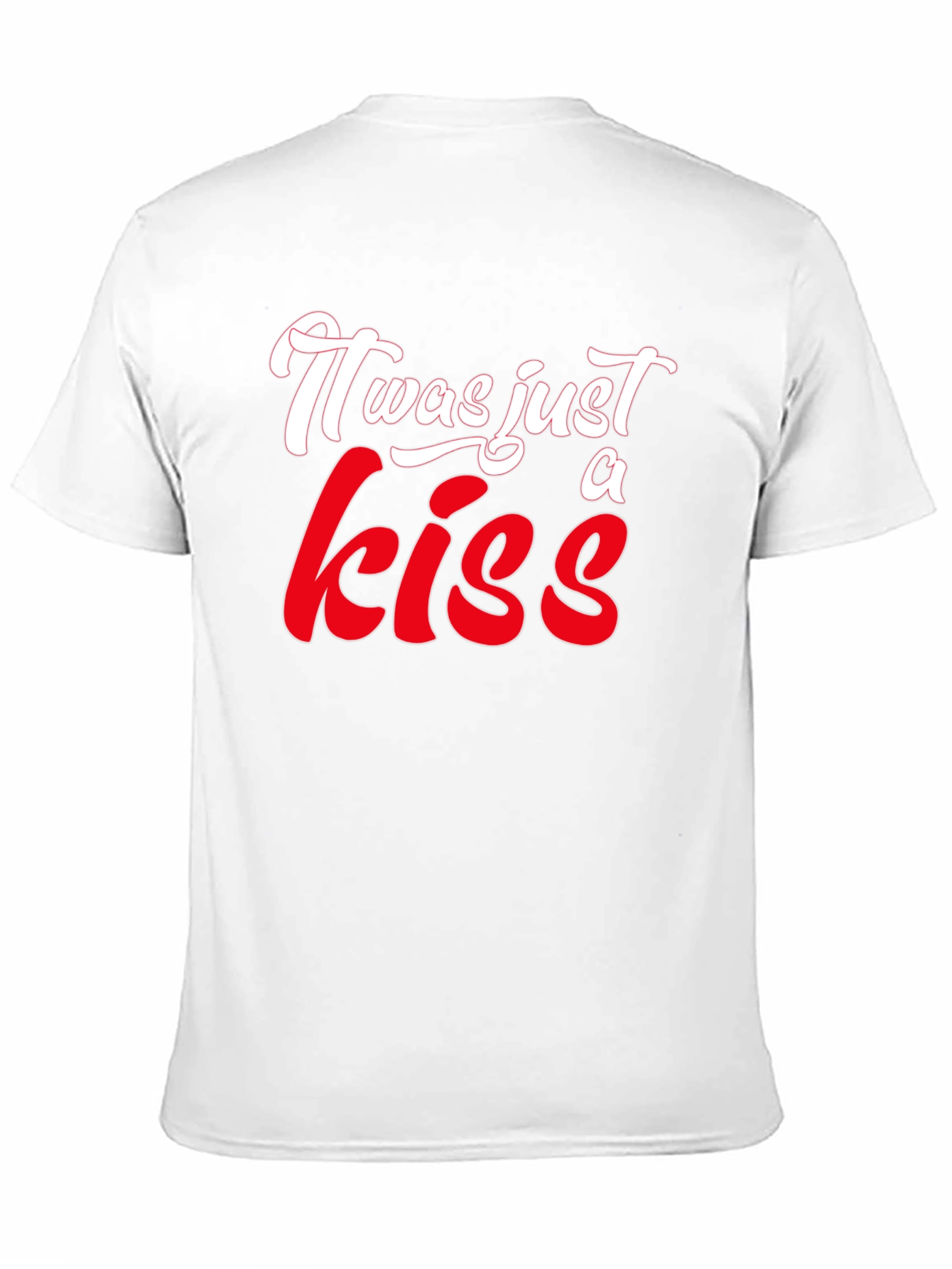 Black It Was Just A Kiss Graphic T-Shirt view 11