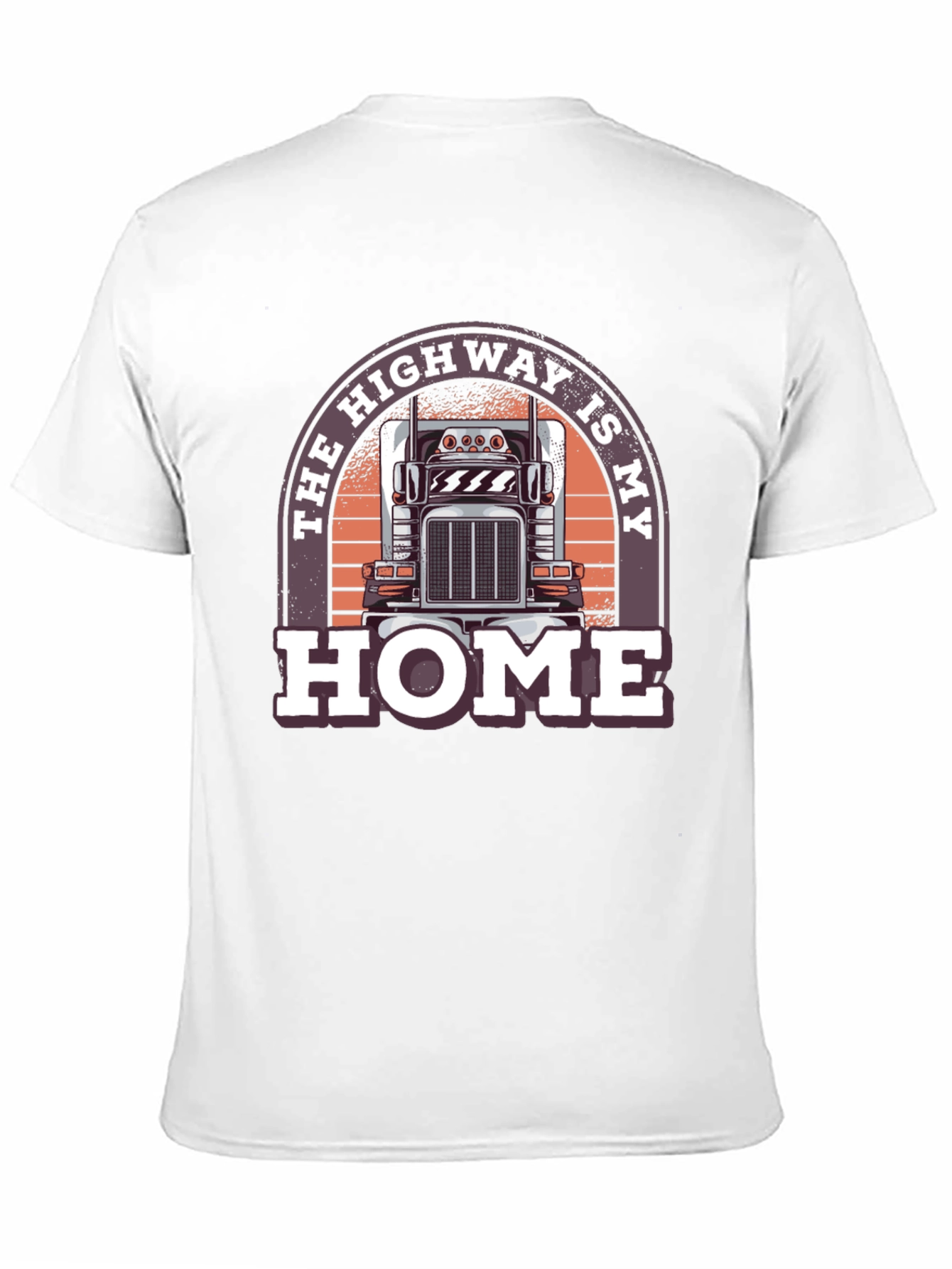 Black Highway Is My Home Trucker T-Shirt view 11