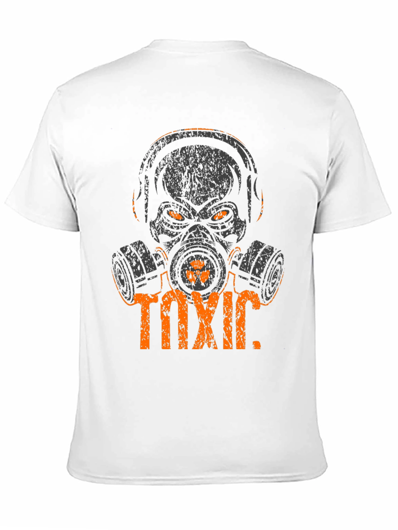 Toxic Skull Graphic Tee - Black Cotton T-Shirt - 11