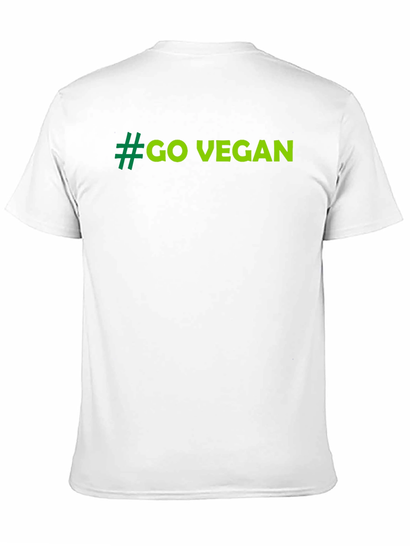 Black Go Vegan Tee - Black Cotton T-Shirt view 11