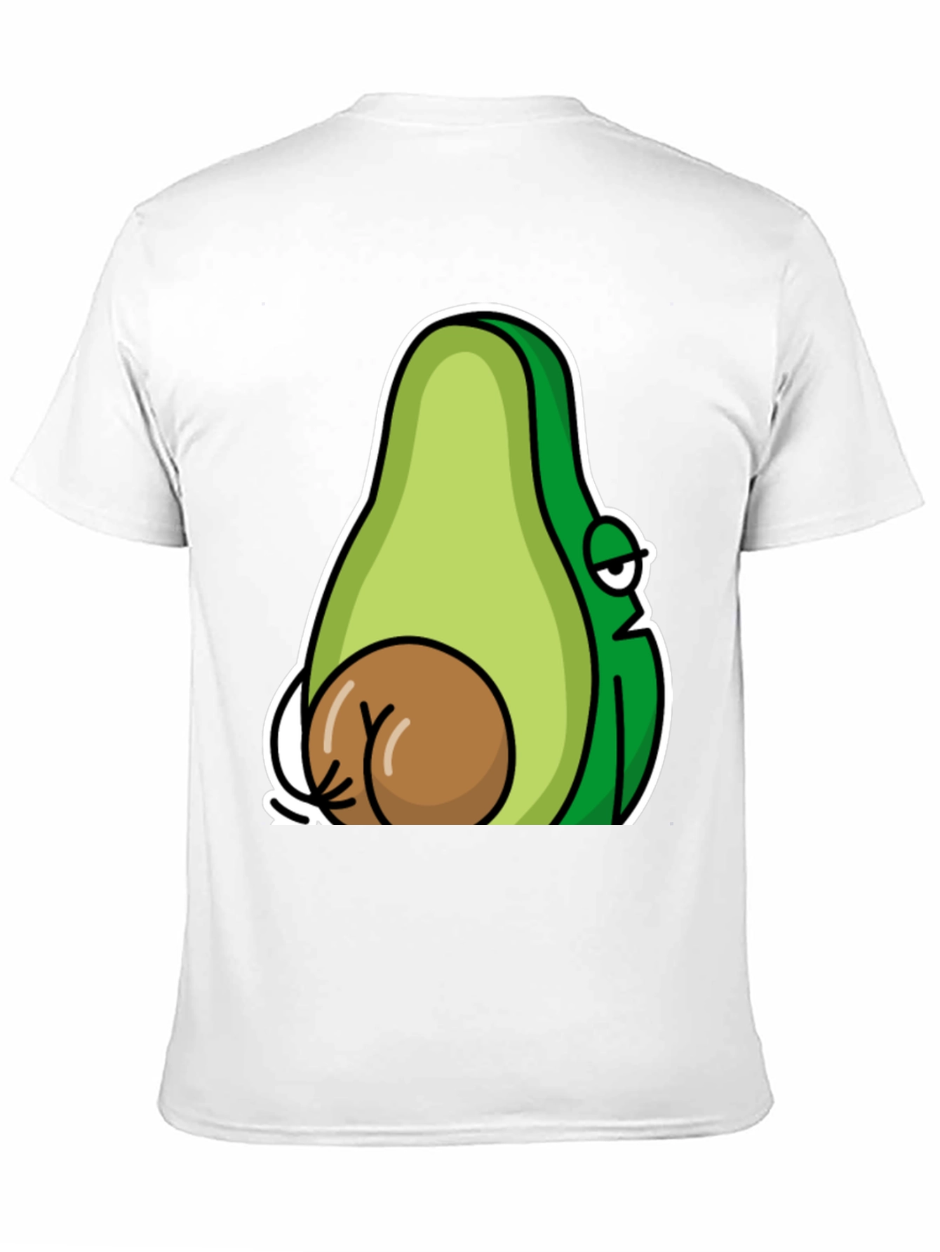 Black Funny Avocado T-Shirt - Novelty Graphic Tee view 11