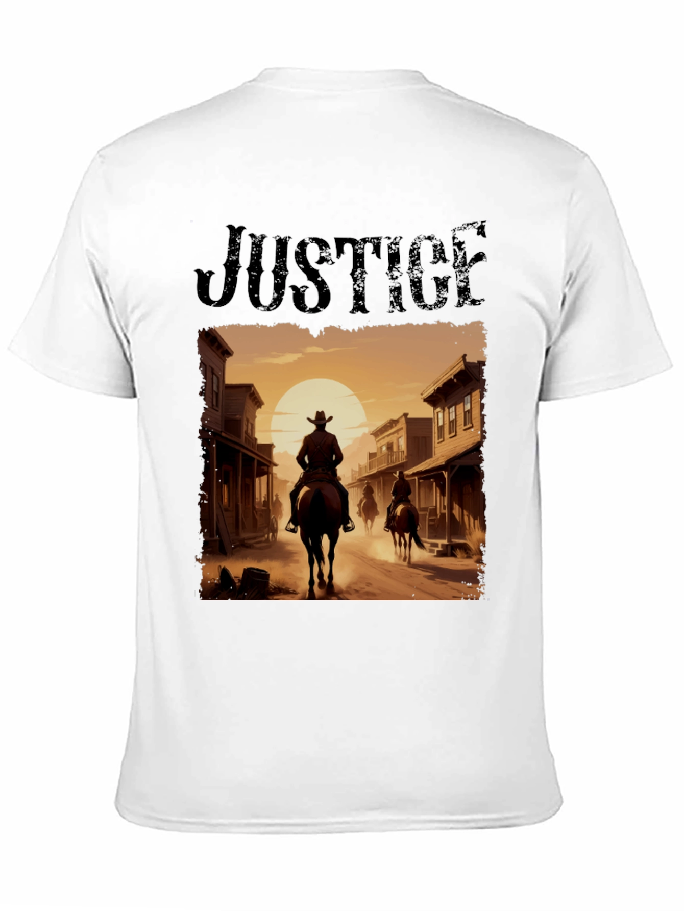Black Justice Cowboy T-Shirt view 11