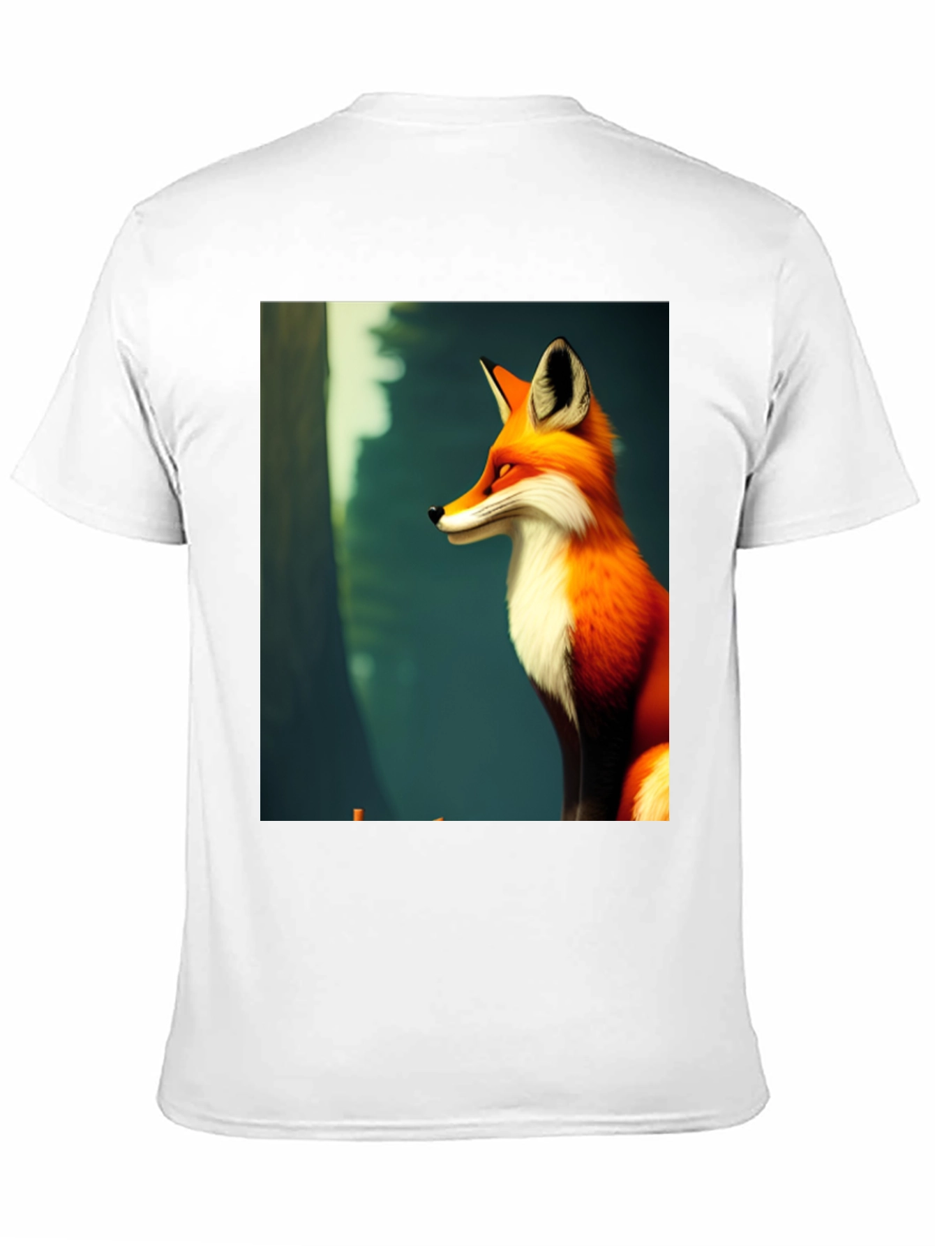 Black Fox Graphic Black T-Shirt - Stylish Men's Tee view 11