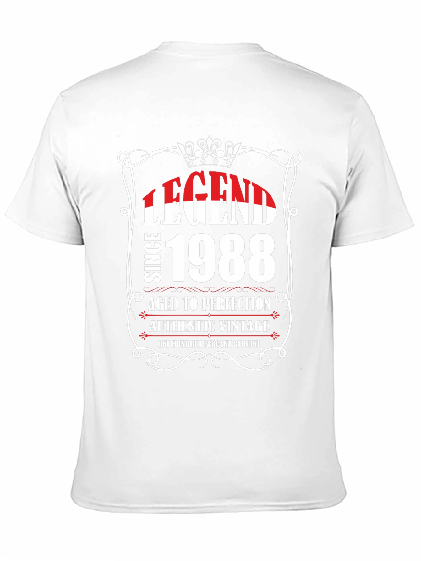 Black Legend Since 1988 Vintage Graphic T-Shirt view 11