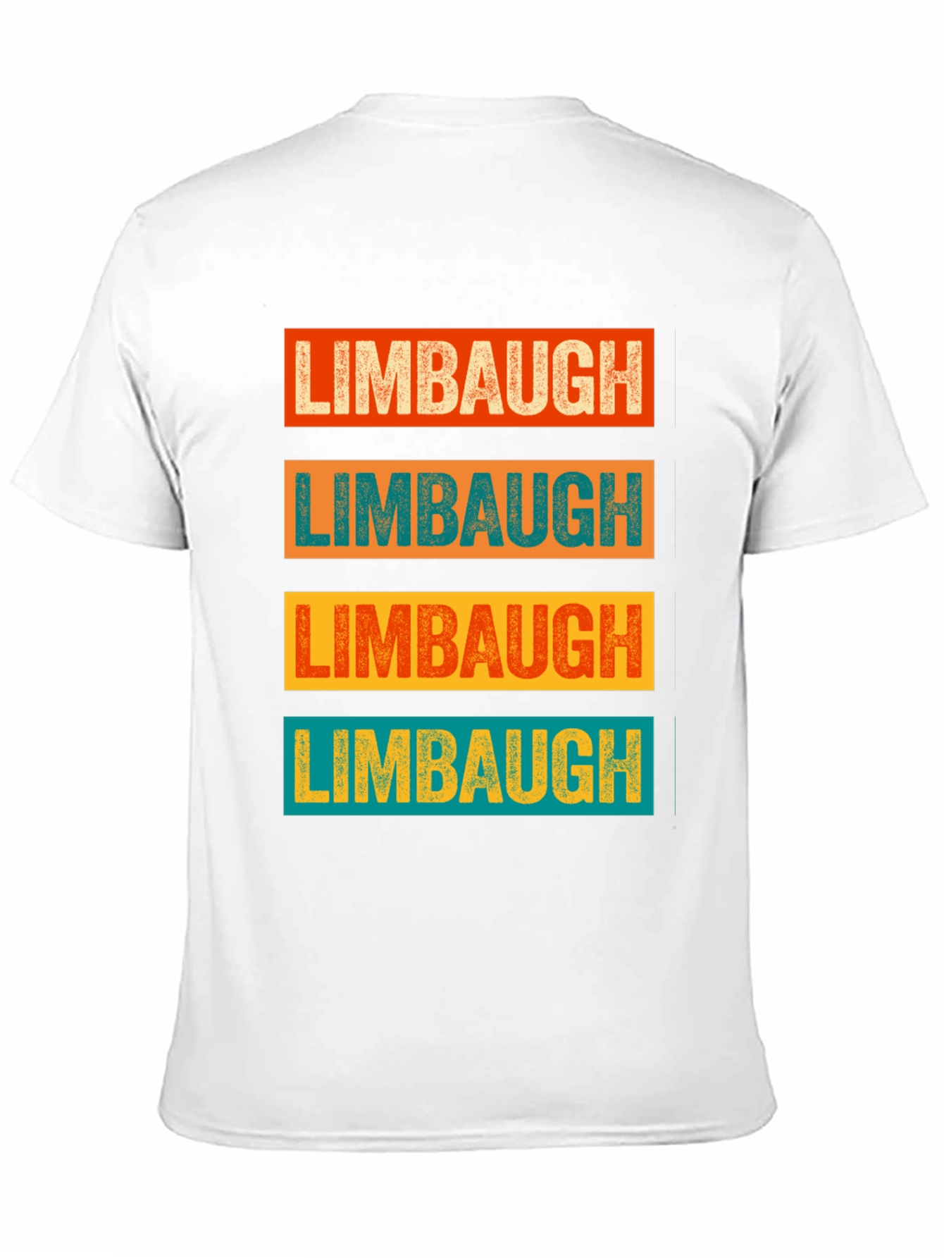 Black Limbaugh T-Shirt Retro Style Graphic Tee view 11