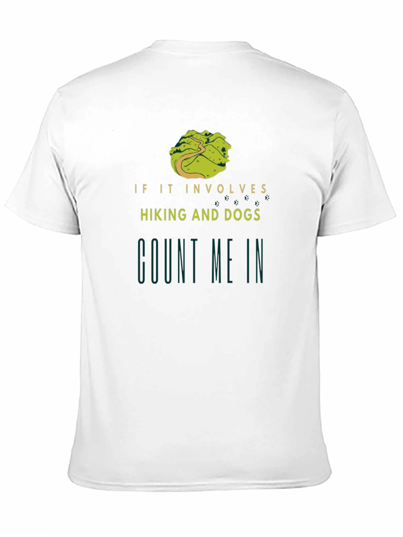 Black Hiking and Dogs T-Shirt - Count Me In! view 11
