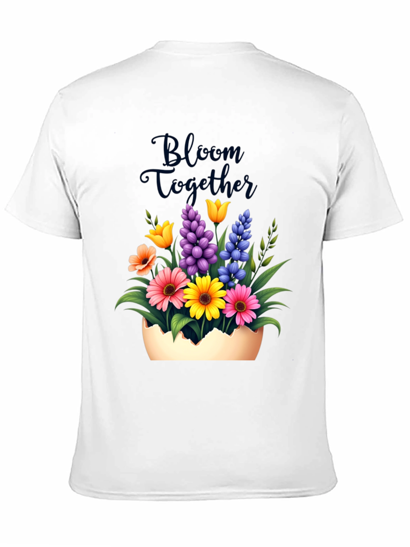 Black Bloom Together Floral Graphic Tee view 11