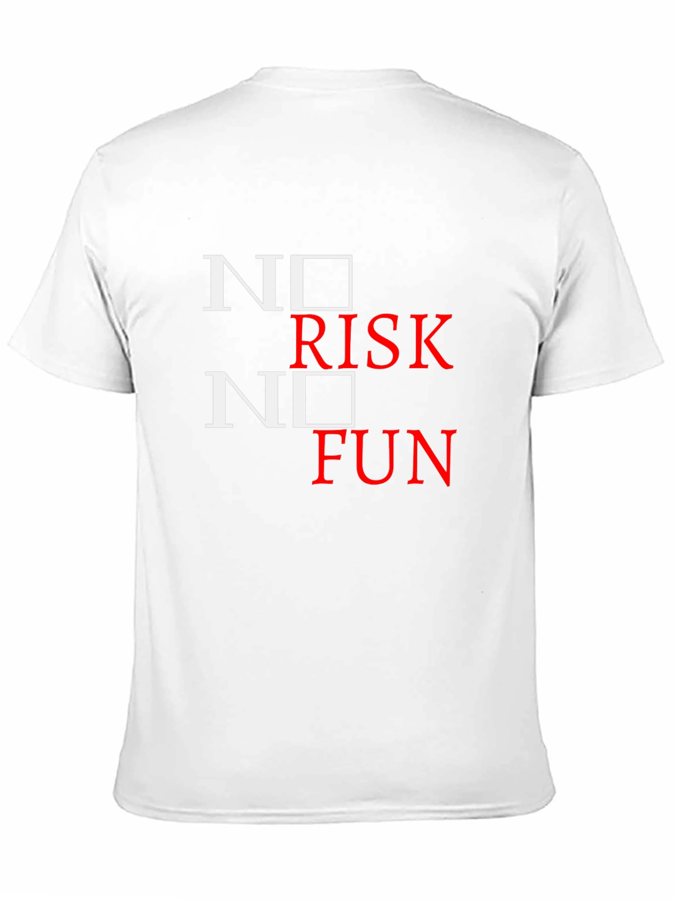Black No Risk No Fun Graphic Tee - Black view 11