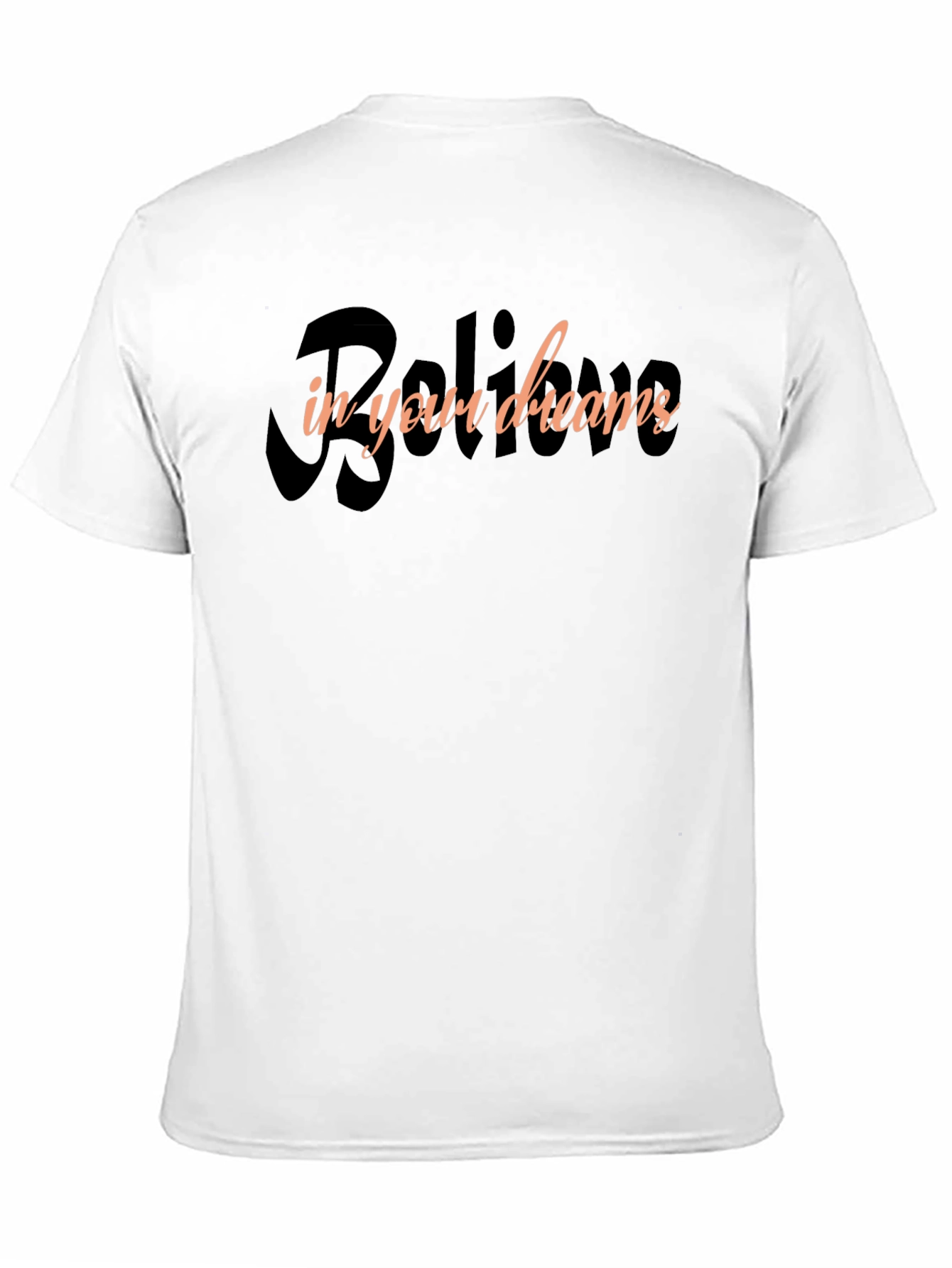 Black Believe in Your Dreams Graphic Tee view 11
