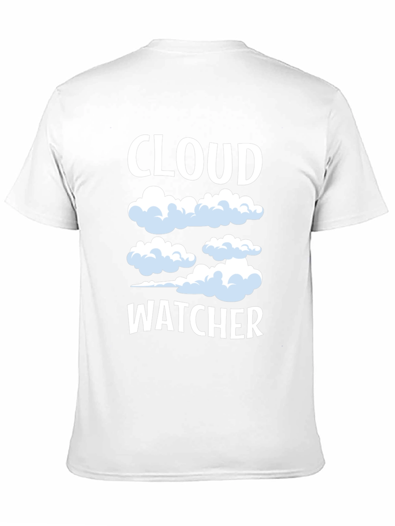 Black Cloud Watcher Graphic Tee - Sky Gazing T-Shirt view 11