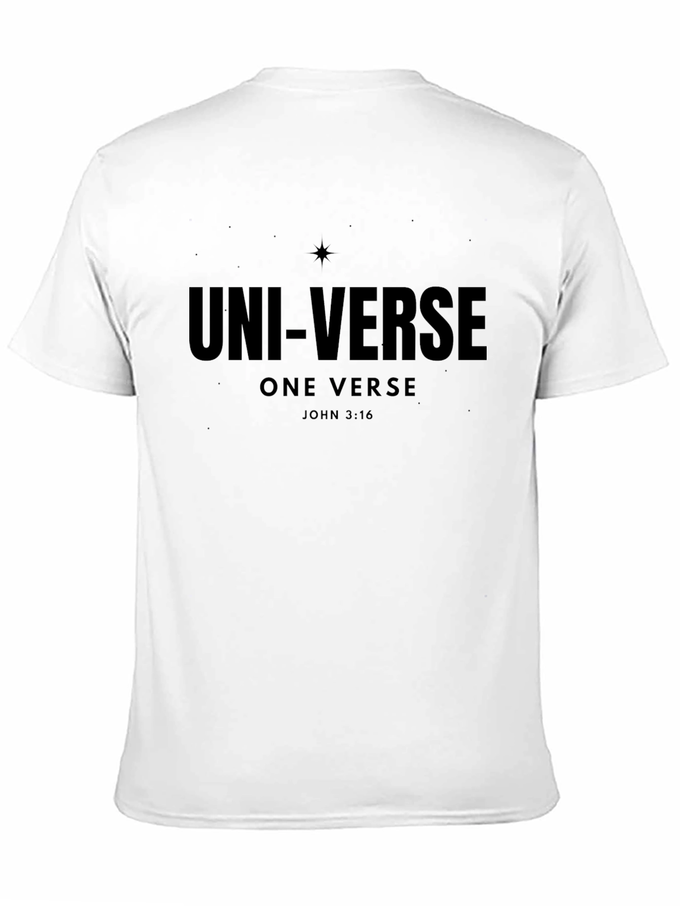 Black Uni-Verse One Verse Graphic Tee view 11