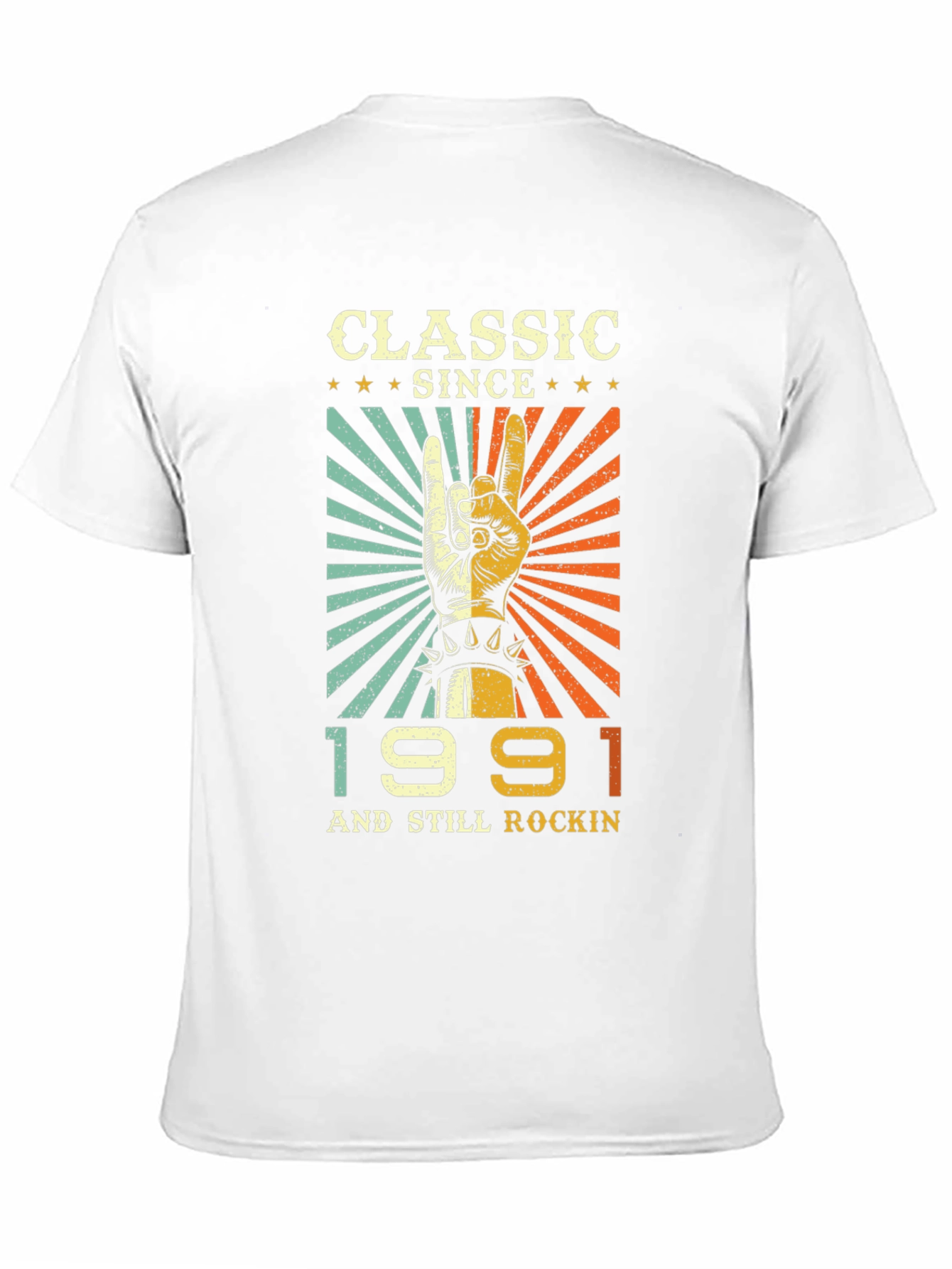 Black Classic Since 1991 Rockin' T-Shirt view 11