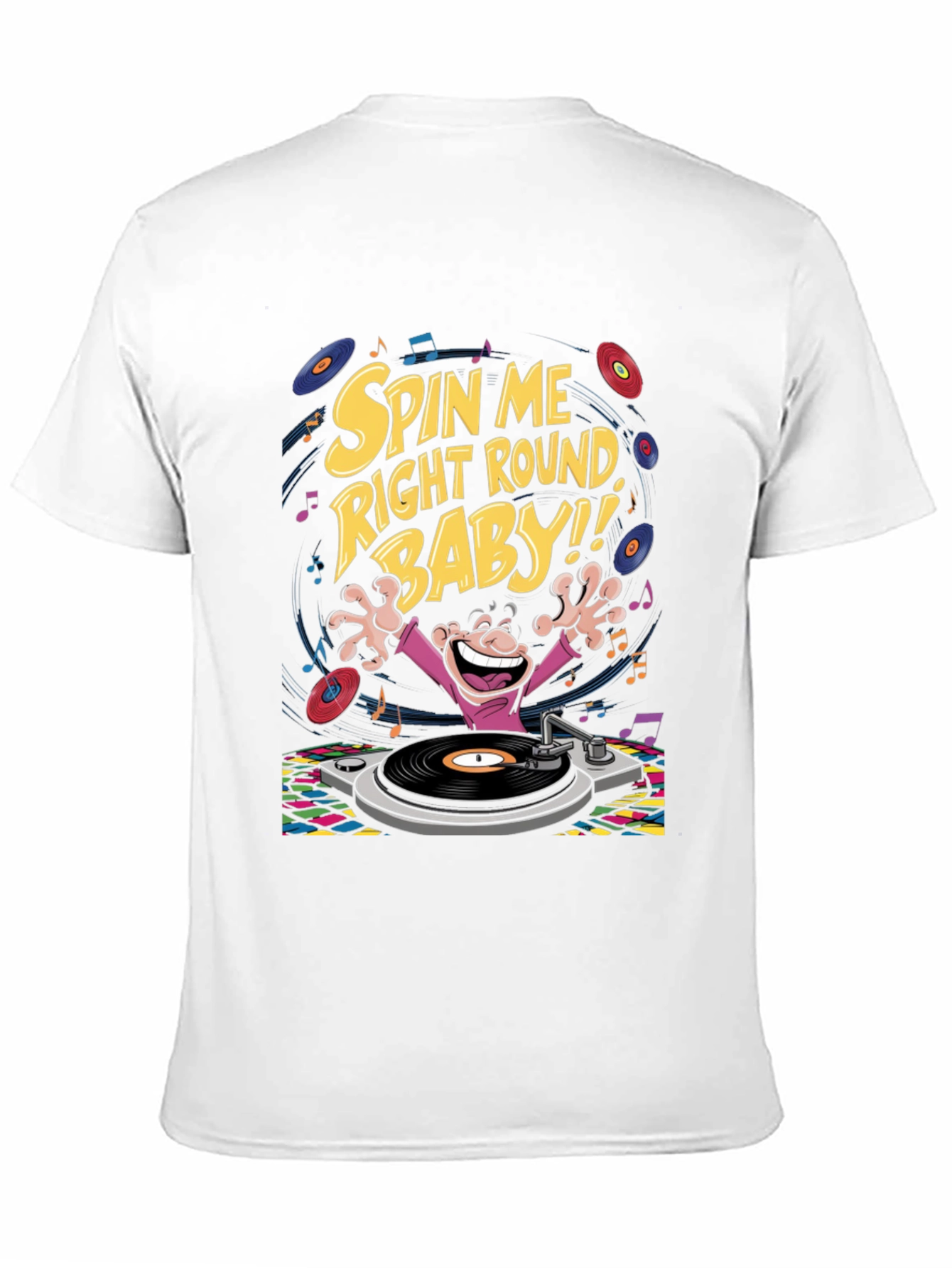 Black Spin Me Right Round T-Shirt view 11