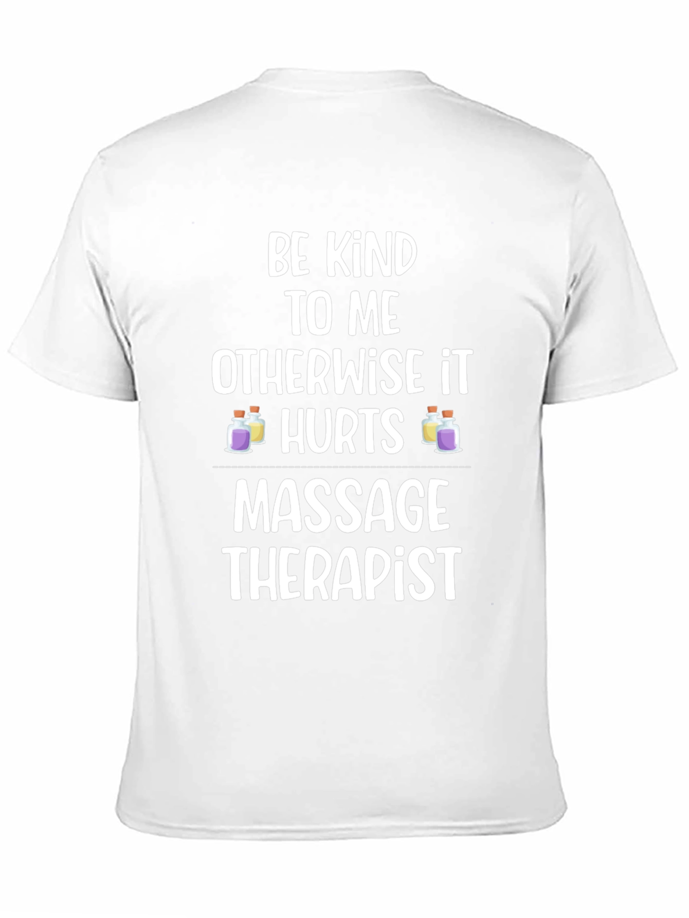 Black Massage Therapist Humor T-Shirt view 11