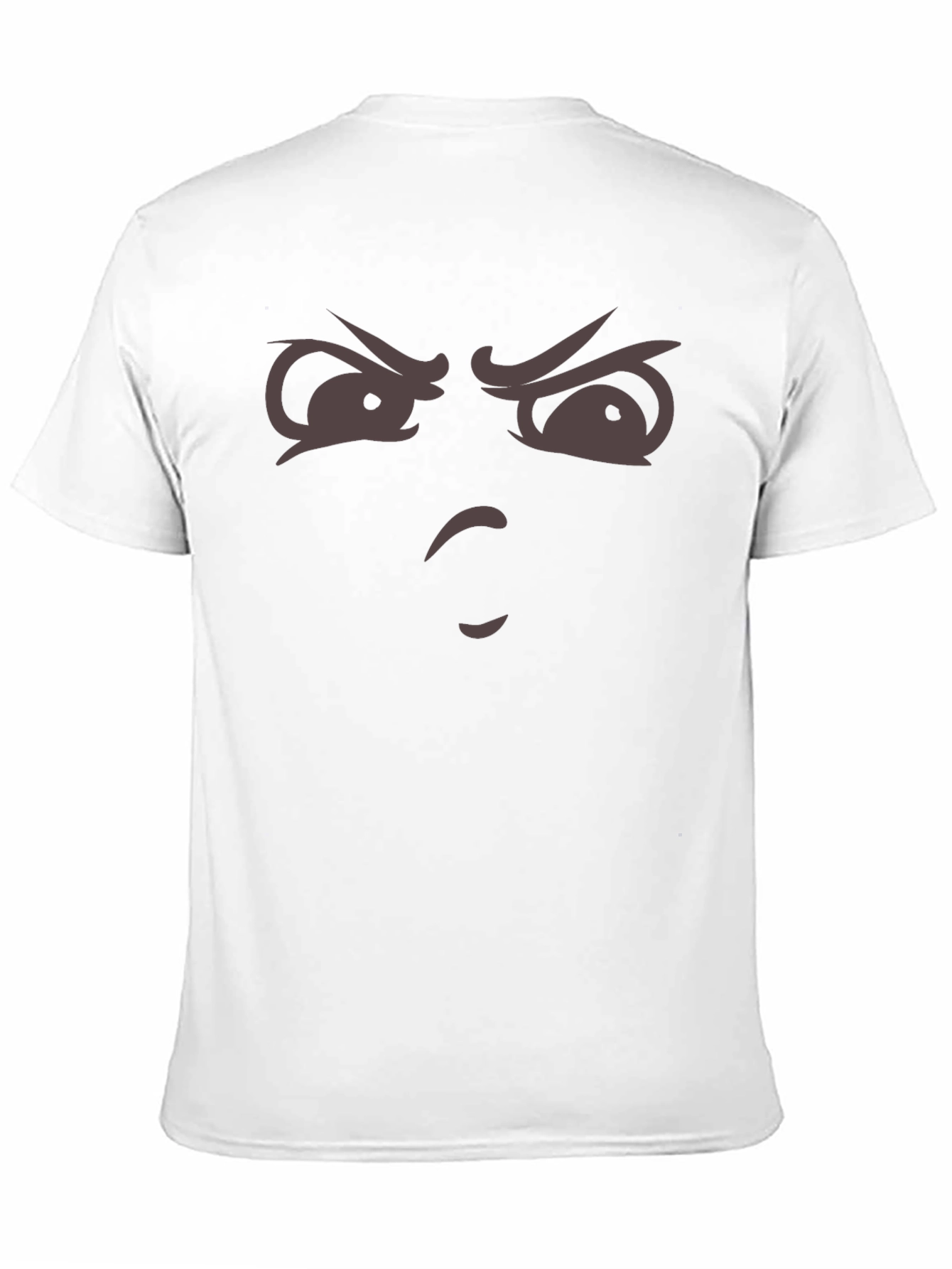 Black Funny Angry Face T-Shirt - Express Yourself! view 11