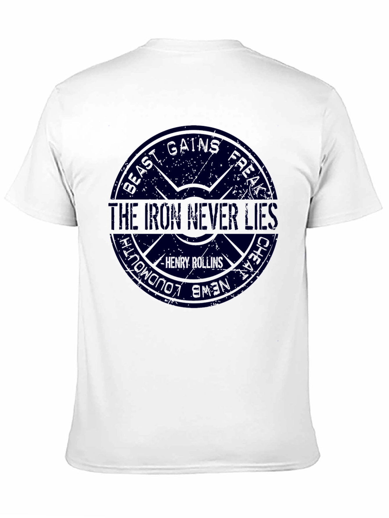 Black The Iron Never Lies Graphic Tee view 11