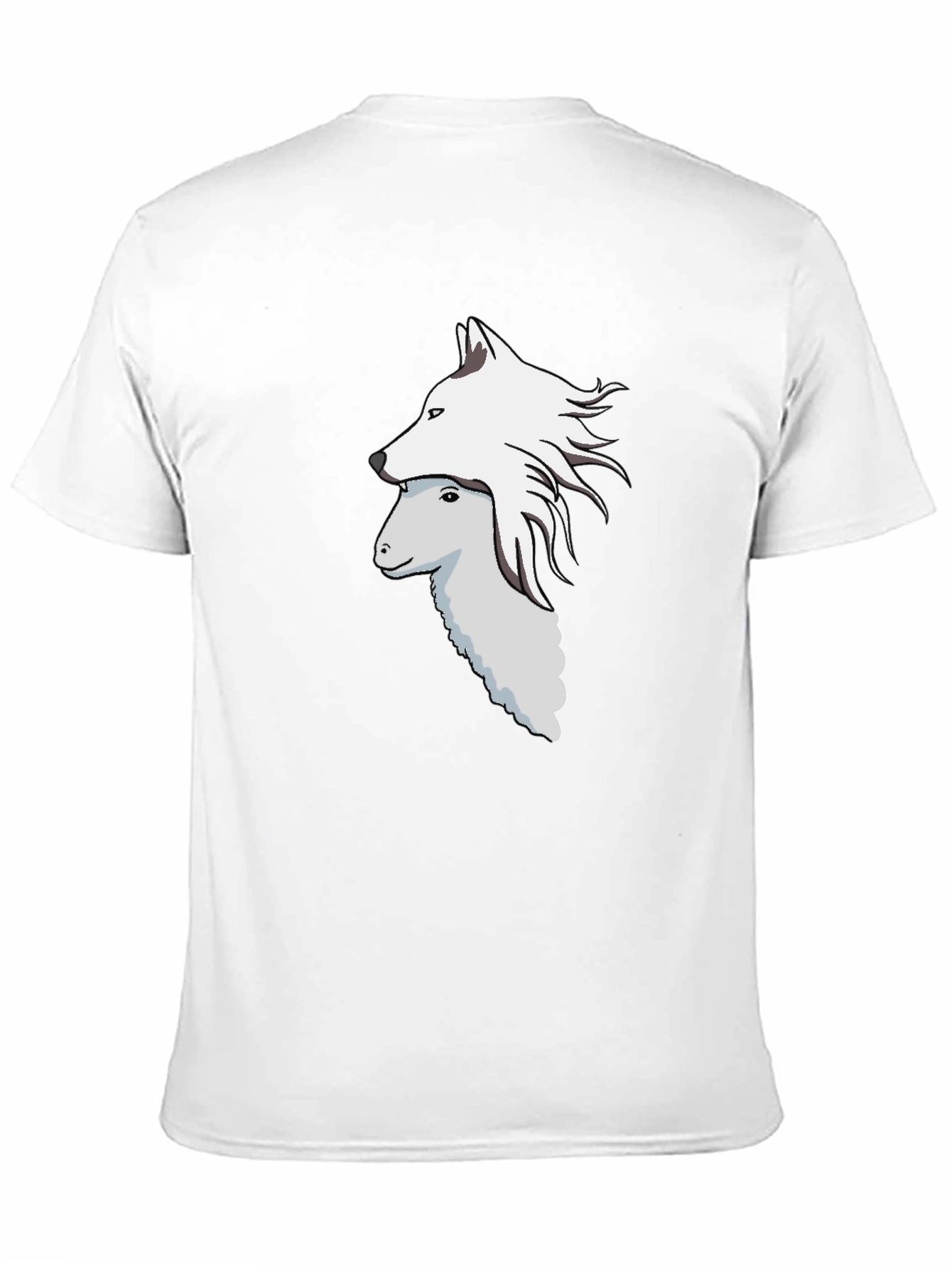 Black Wolf in Sheep's Clothing Graphic Tee view 11