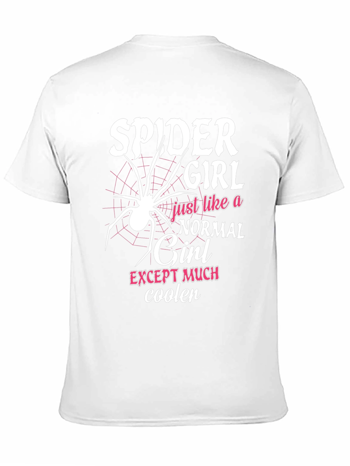 Black Spider Girl T-Shirt - Cool Graphic Tee view 11