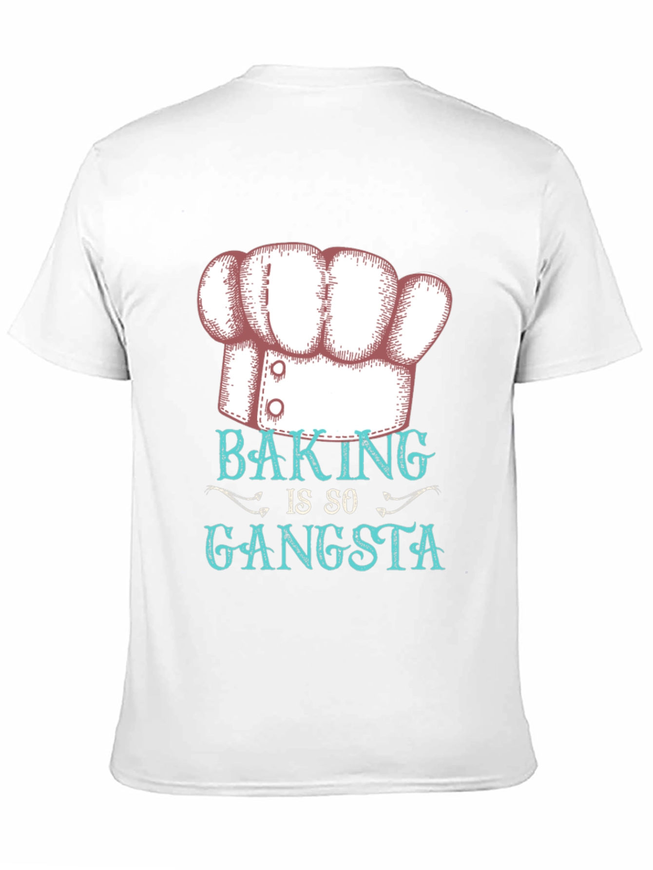 Black Baking Is So Gangsta Graphic T-Shirt view 11
