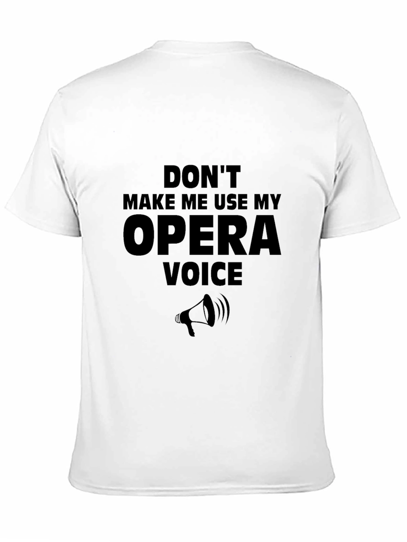 Black Opera Voice T-Shirt - Funny Graphic Tee view 11