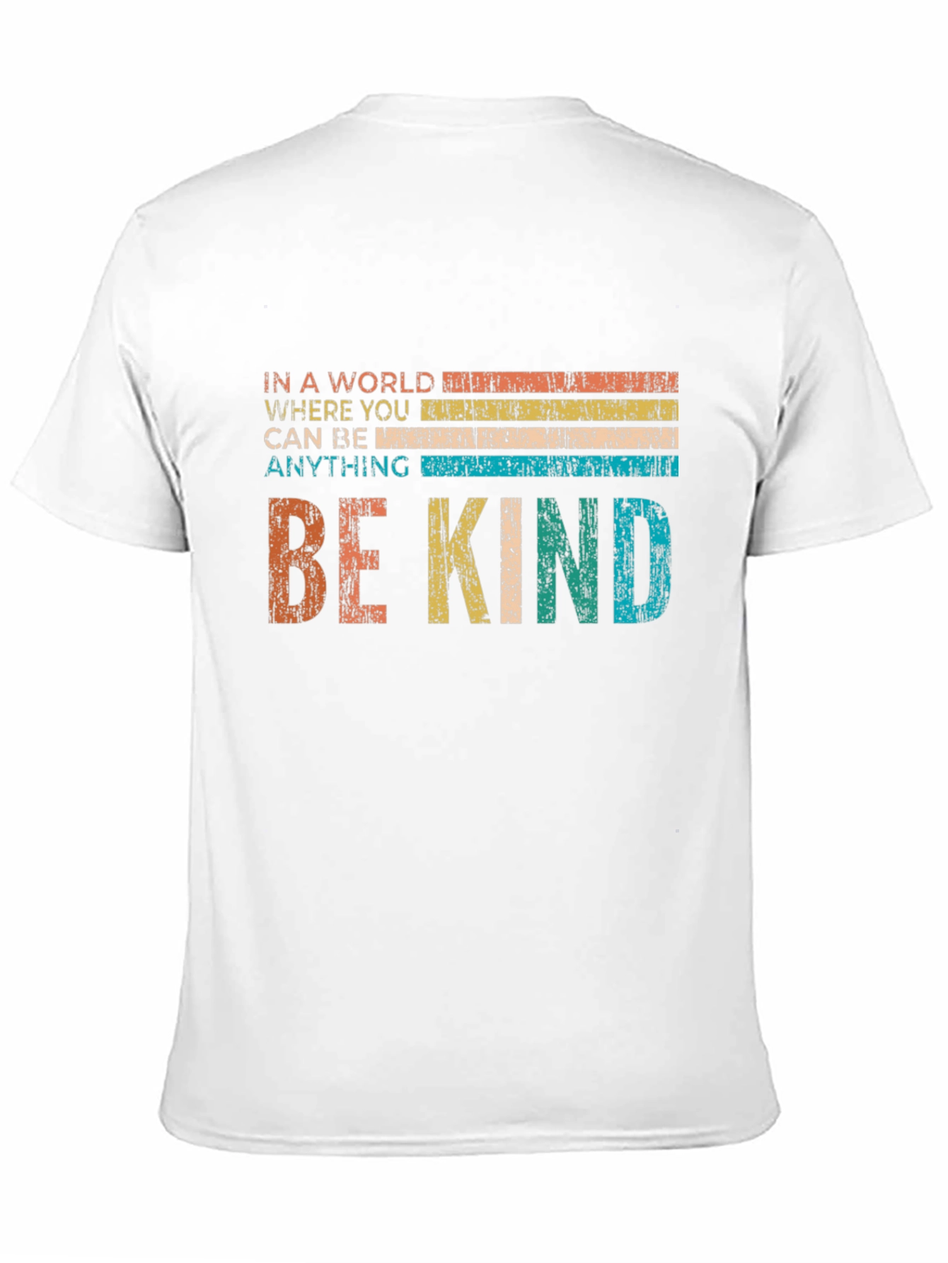 Black Be Kind Vintage Style Graphic Tee view 11