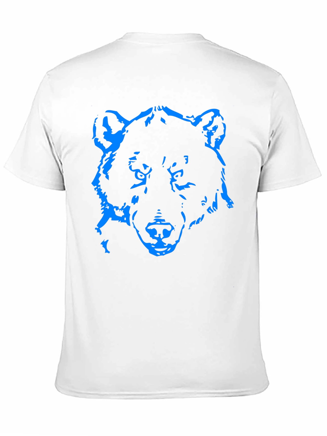 Black Bold Bear Graphic Tee - Men's Black Crew Neck Shirt view 11