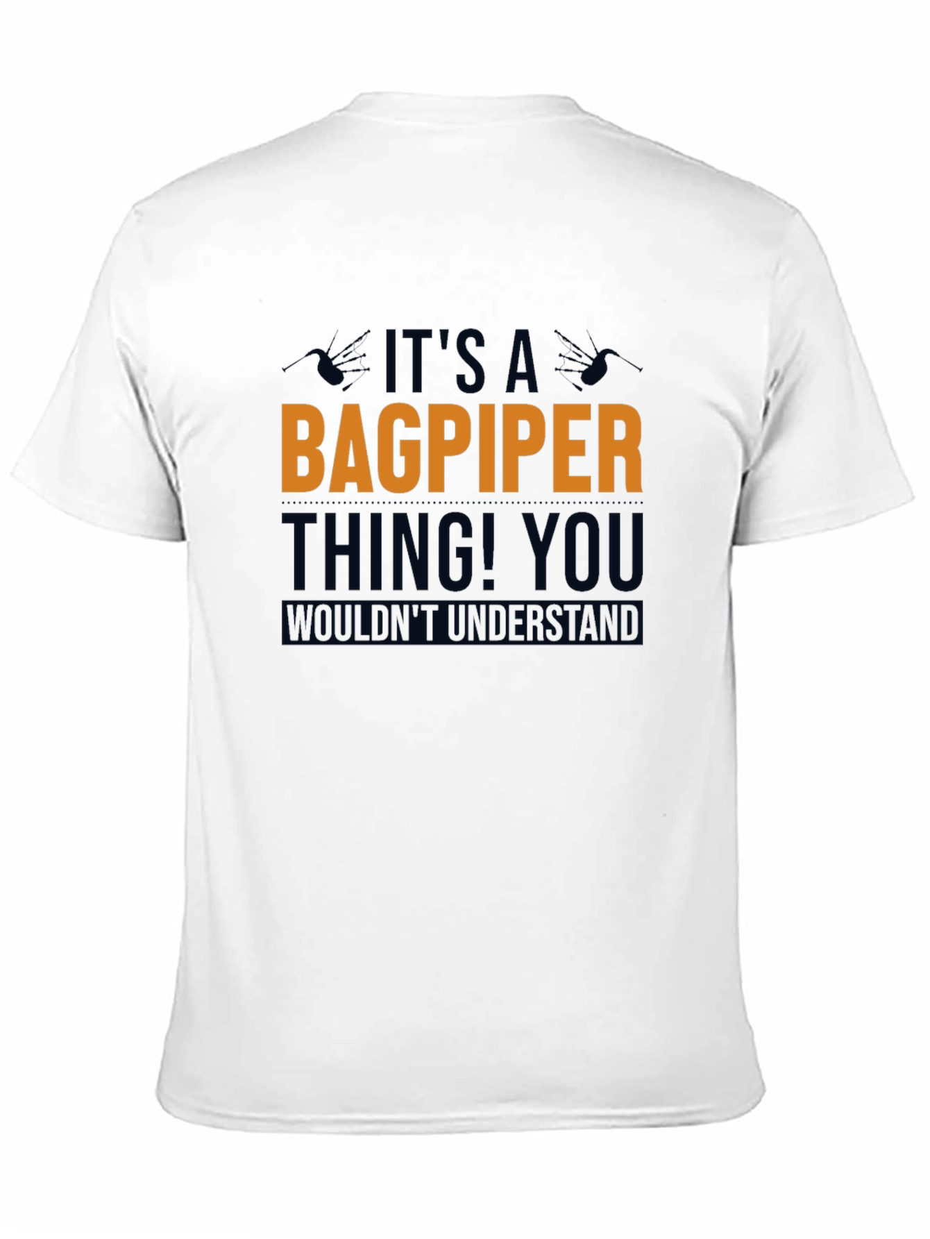Black It's a Bagpiper Thing T-Shirt - Black view 11