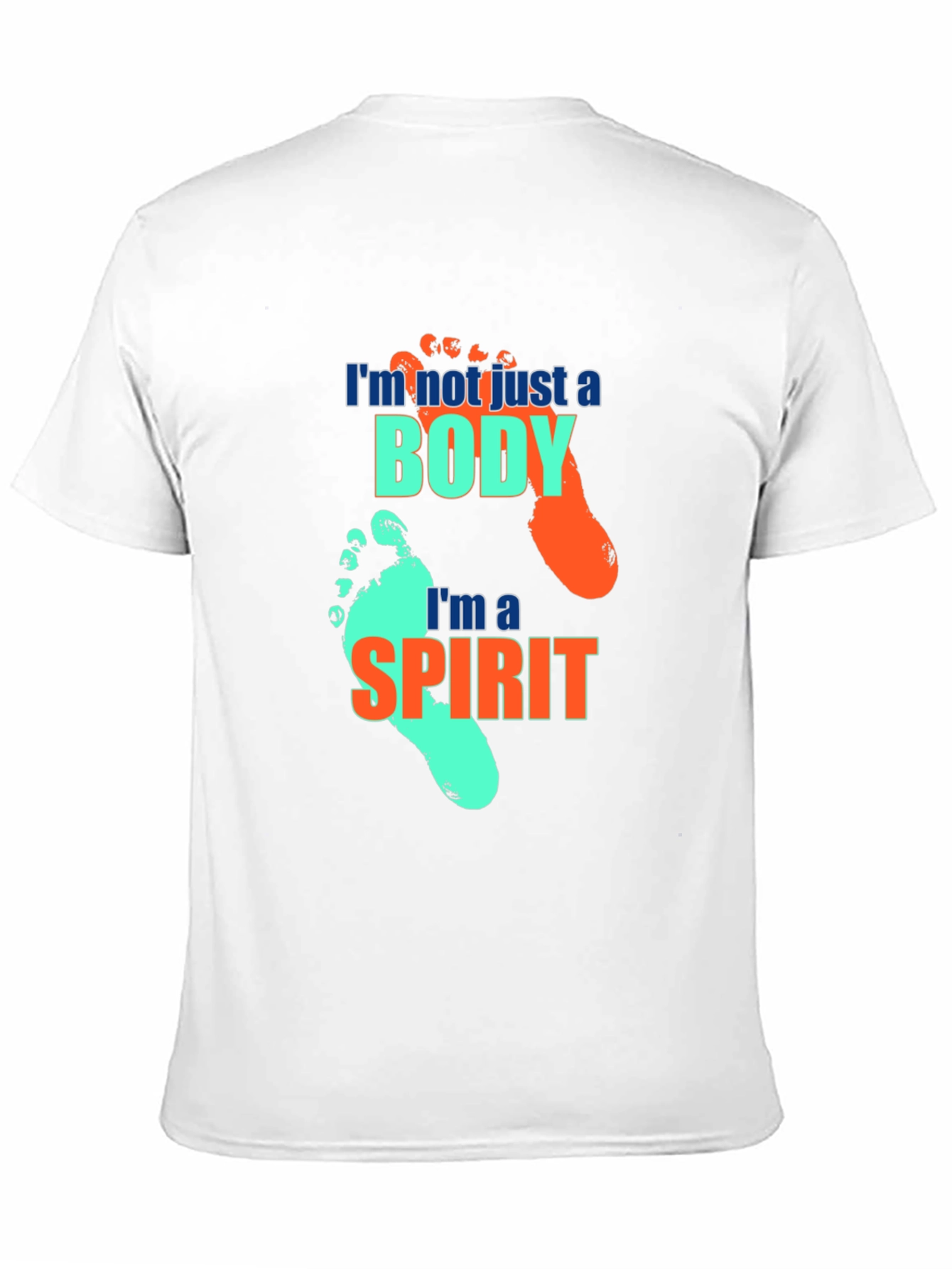 Black I'm Not Just A Body Black T-Shirt view 11