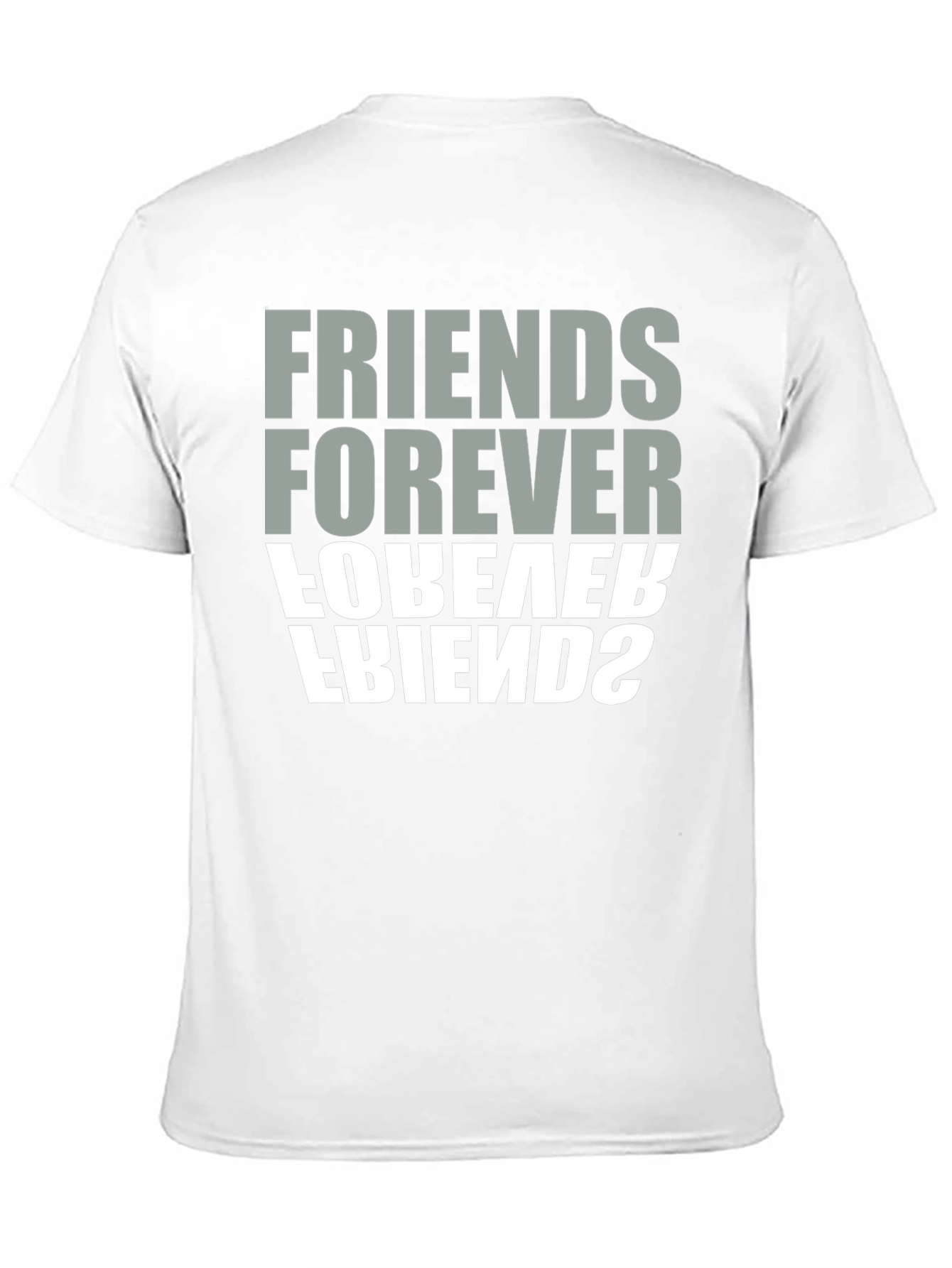 Black Friends Forever Graphic Tee - Black Crew Neck view 11
