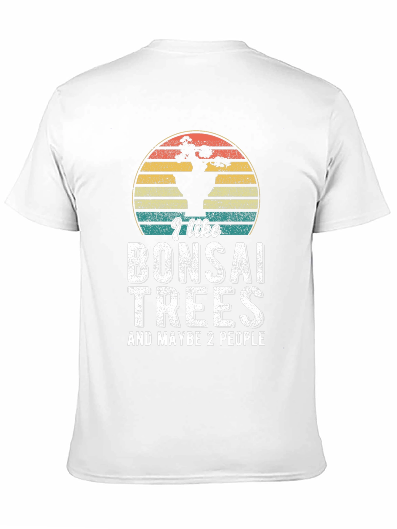Black Bonsai Tree Lover T-Shirt - I Like Bonsai Trees & Maybe 2 People view 11