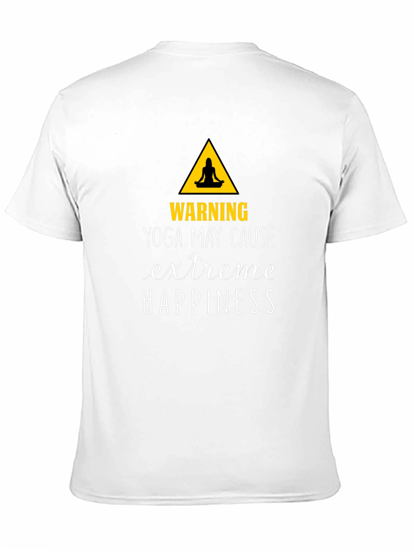 Black Yoga May Cause Extreme Happiness Graphic Tee view 11