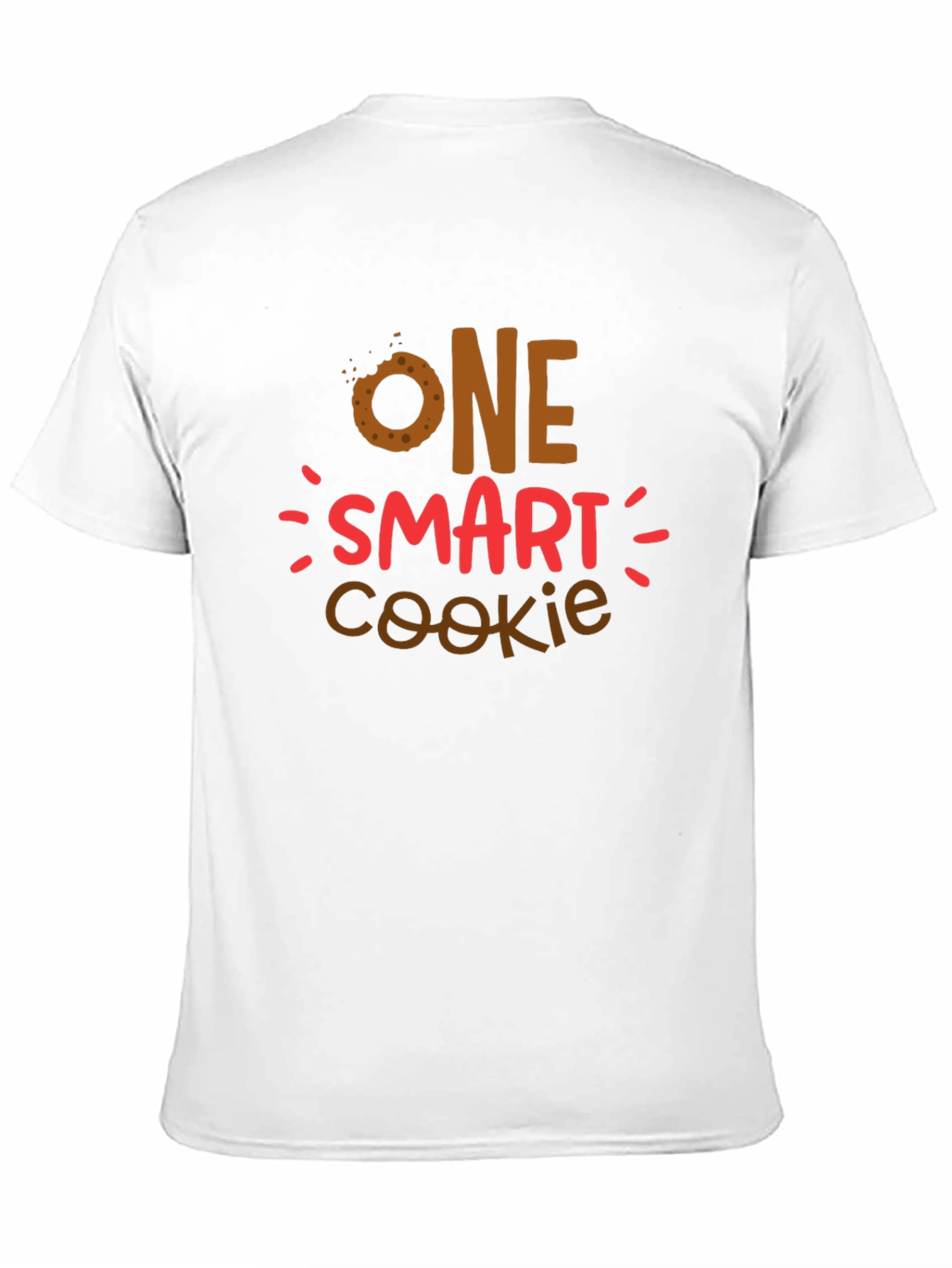 Black One Smart Cookie Graphic Tee - Fun Novelty Shirt view 11
