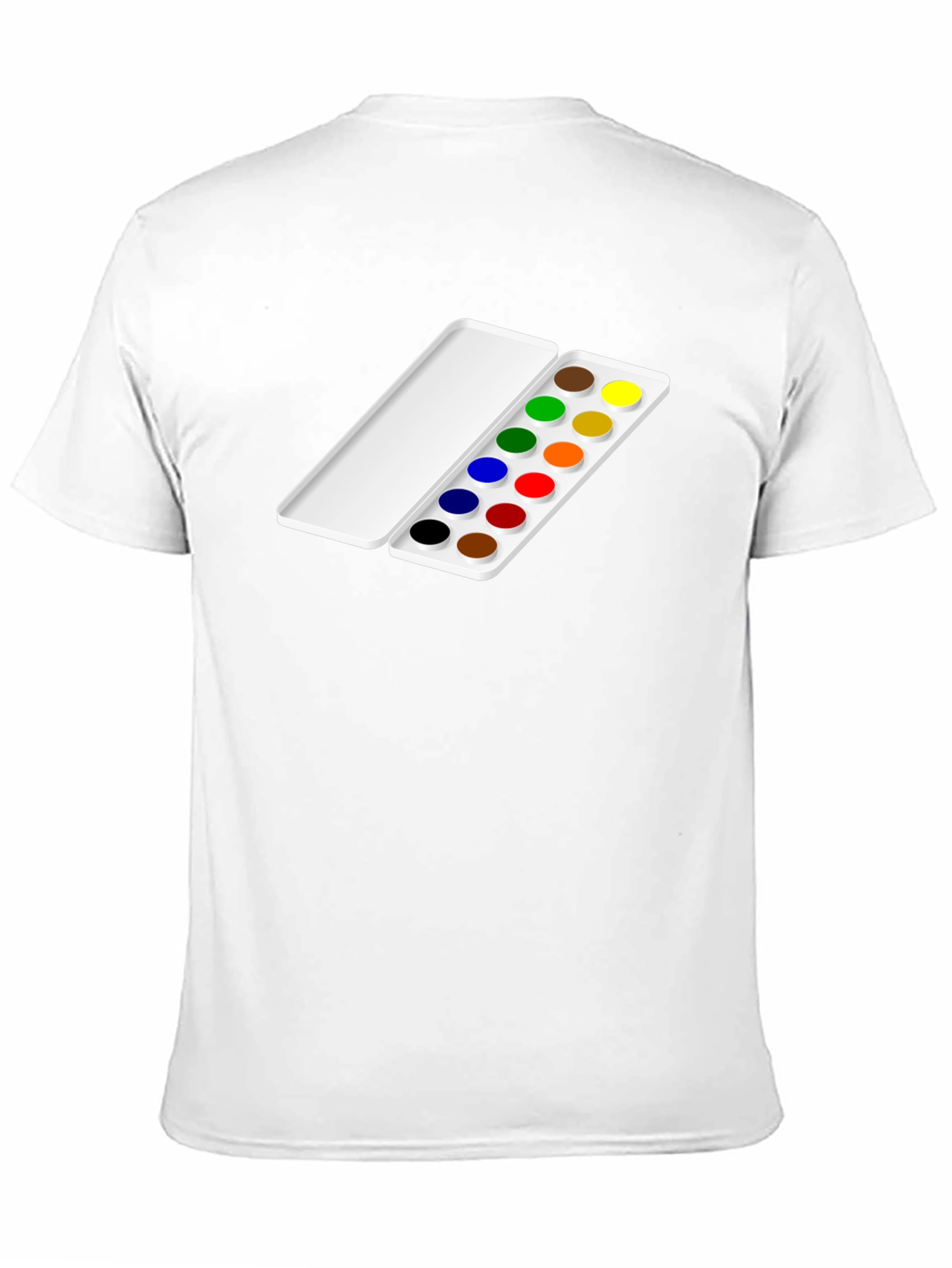 Black Artist Palette T-Shirt - Colorful Creativity view 11