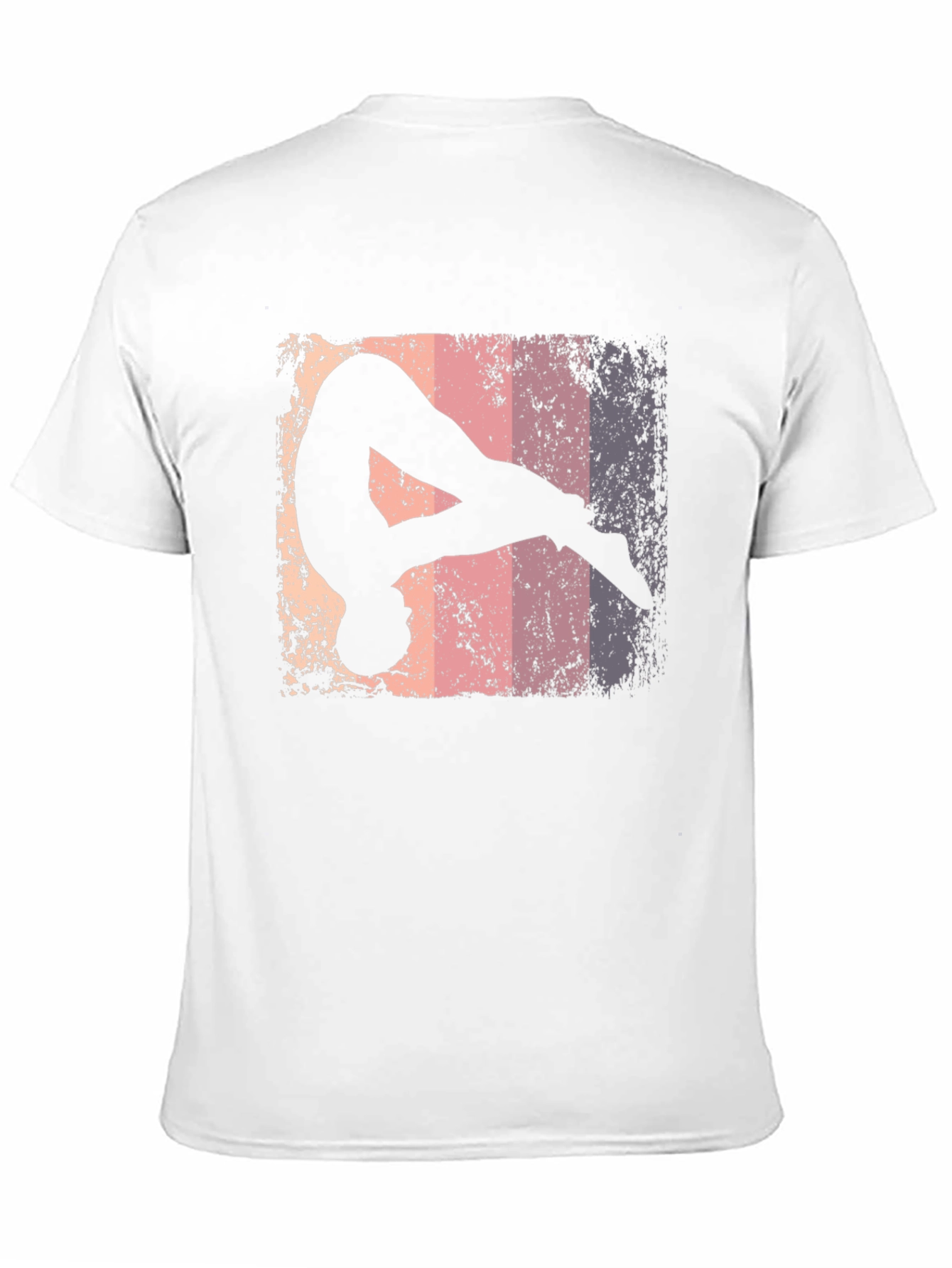 Black Retro Gymnastics Silhouette Graphic Tee view 11