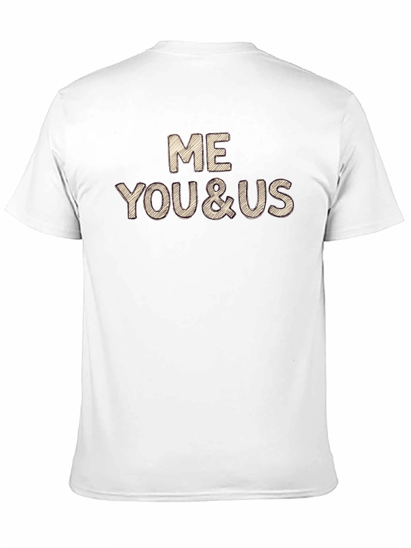 Black Me You and Us Graphic Tee - Soft Cotton Blend Casual T-Shirt view 11