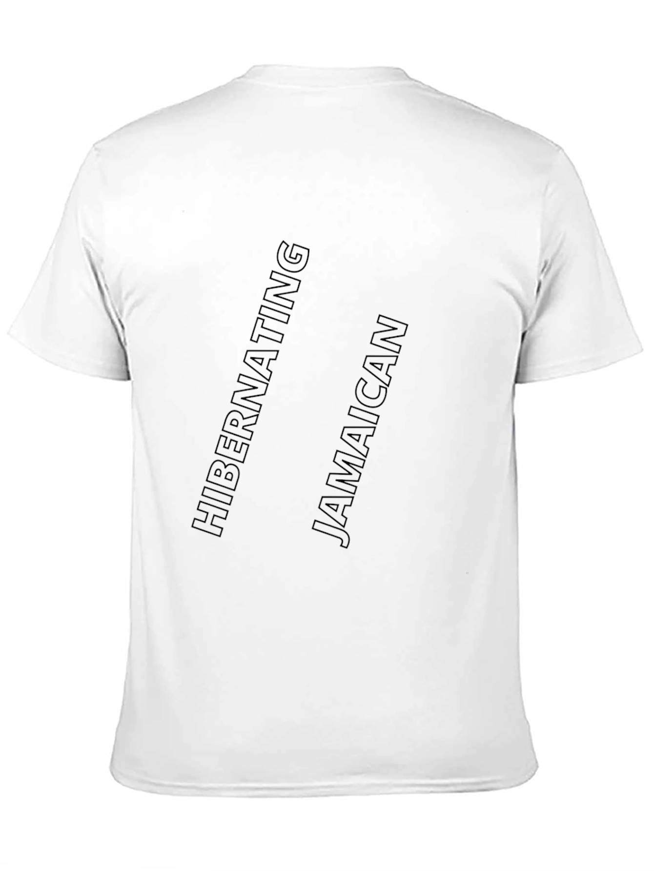 Black Hibernating Jamaican Black T-Shirt view 11