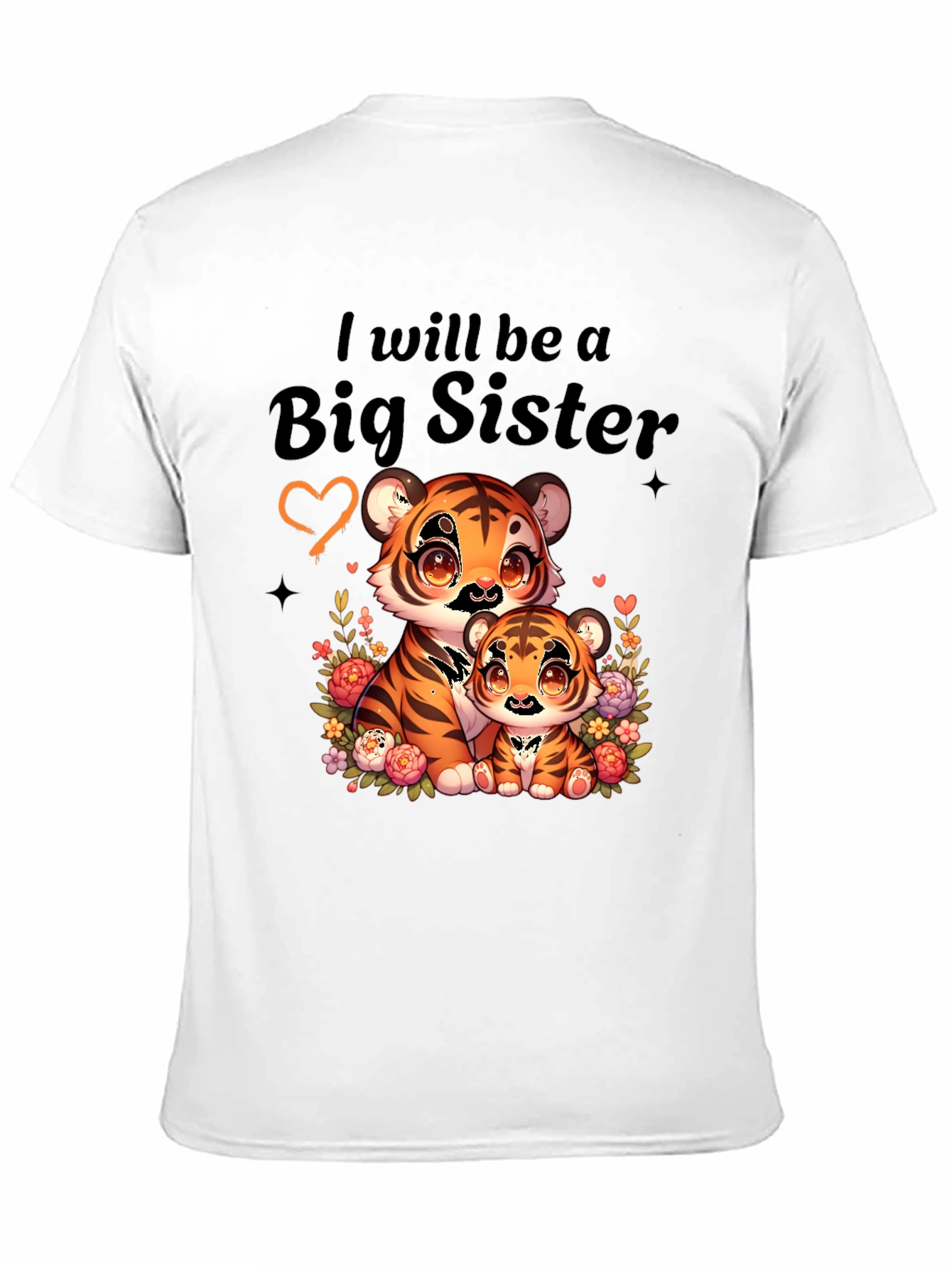 Black Big Sister Tiger Tee view 11