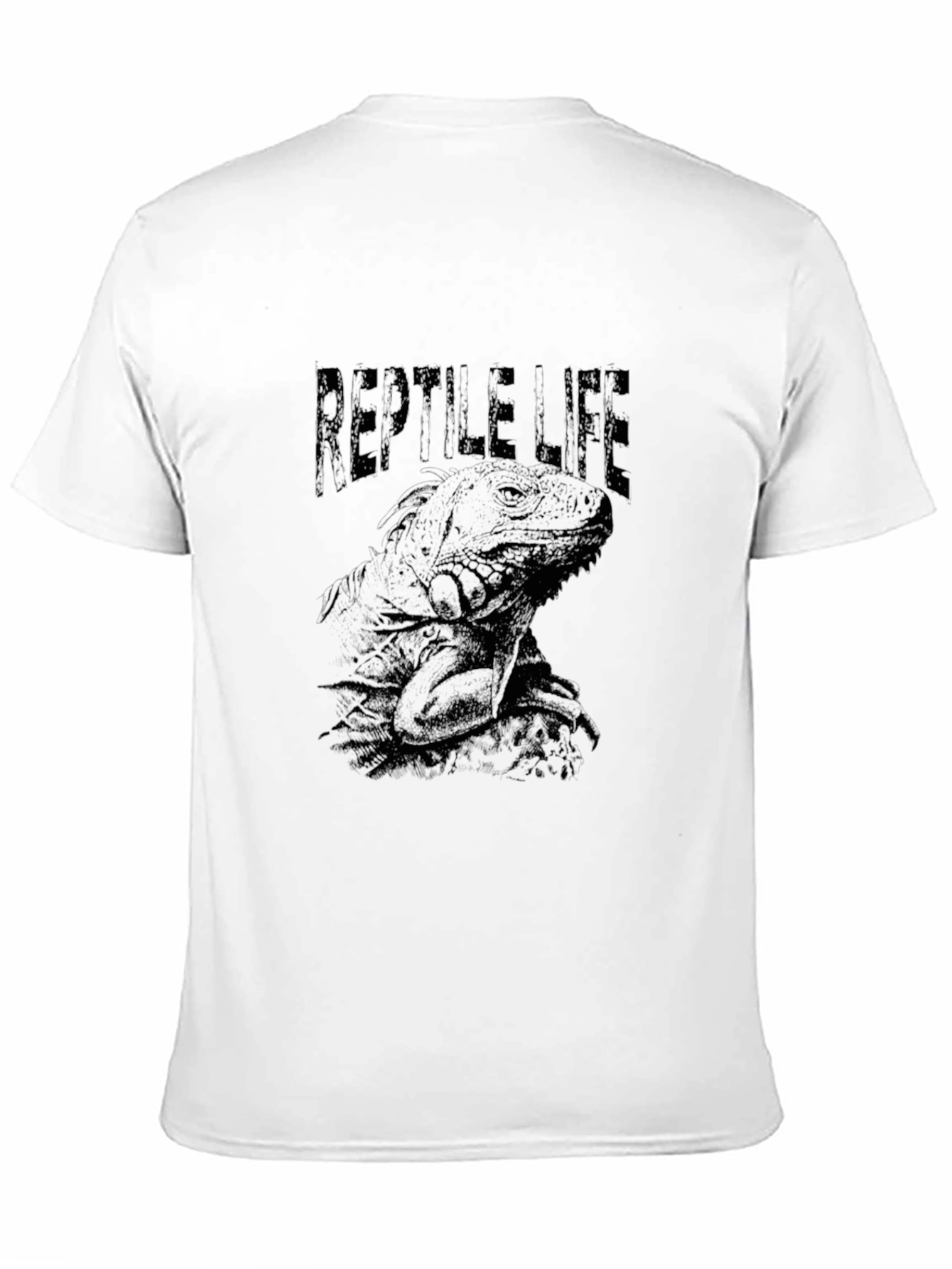 Black Reptile Life Graphic Tee - Black view 11