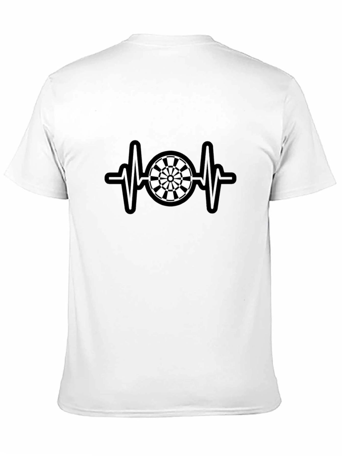 Black Darts Heartbeat Graphic Tee - Unique & Stylish view 11