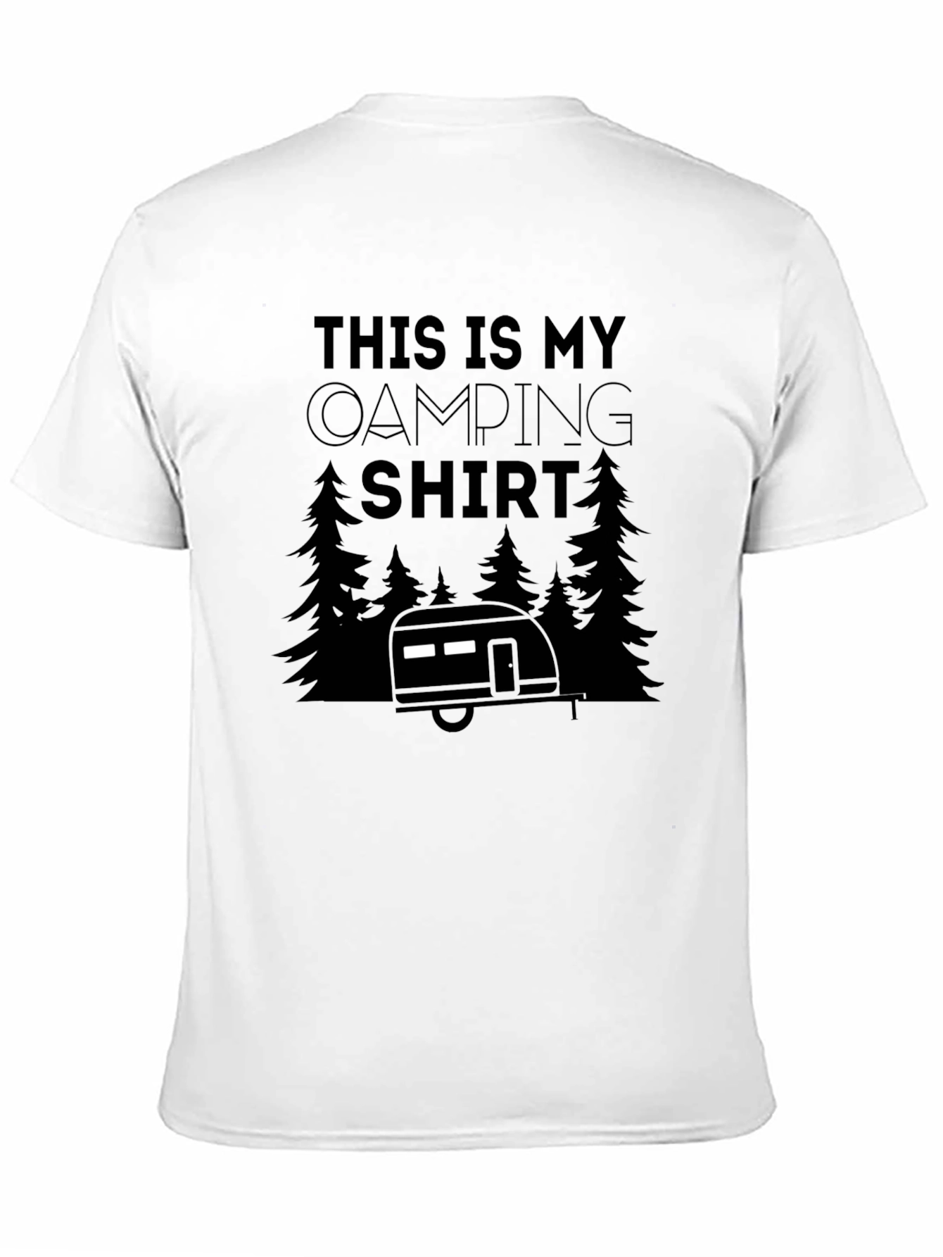 Black Camping Shirt - This Is My Camping Shirt view 11