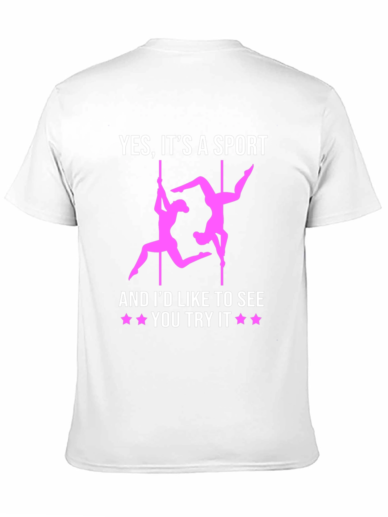 Black Pole Dancing Sport T-Shirt - Funny Athletic Apparel view 11