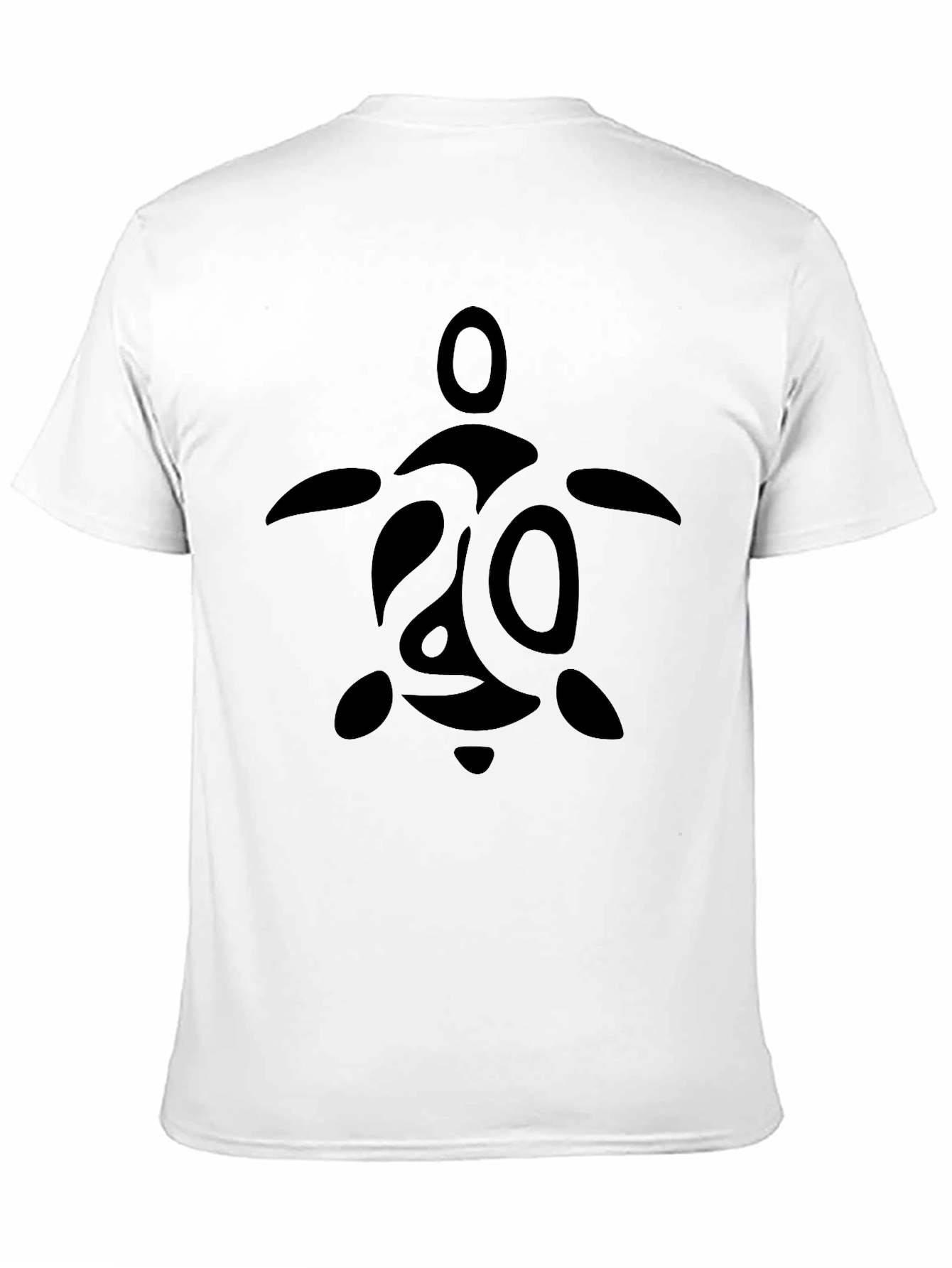 Black Turtle Graphic Men's Black T-Shirt view 11