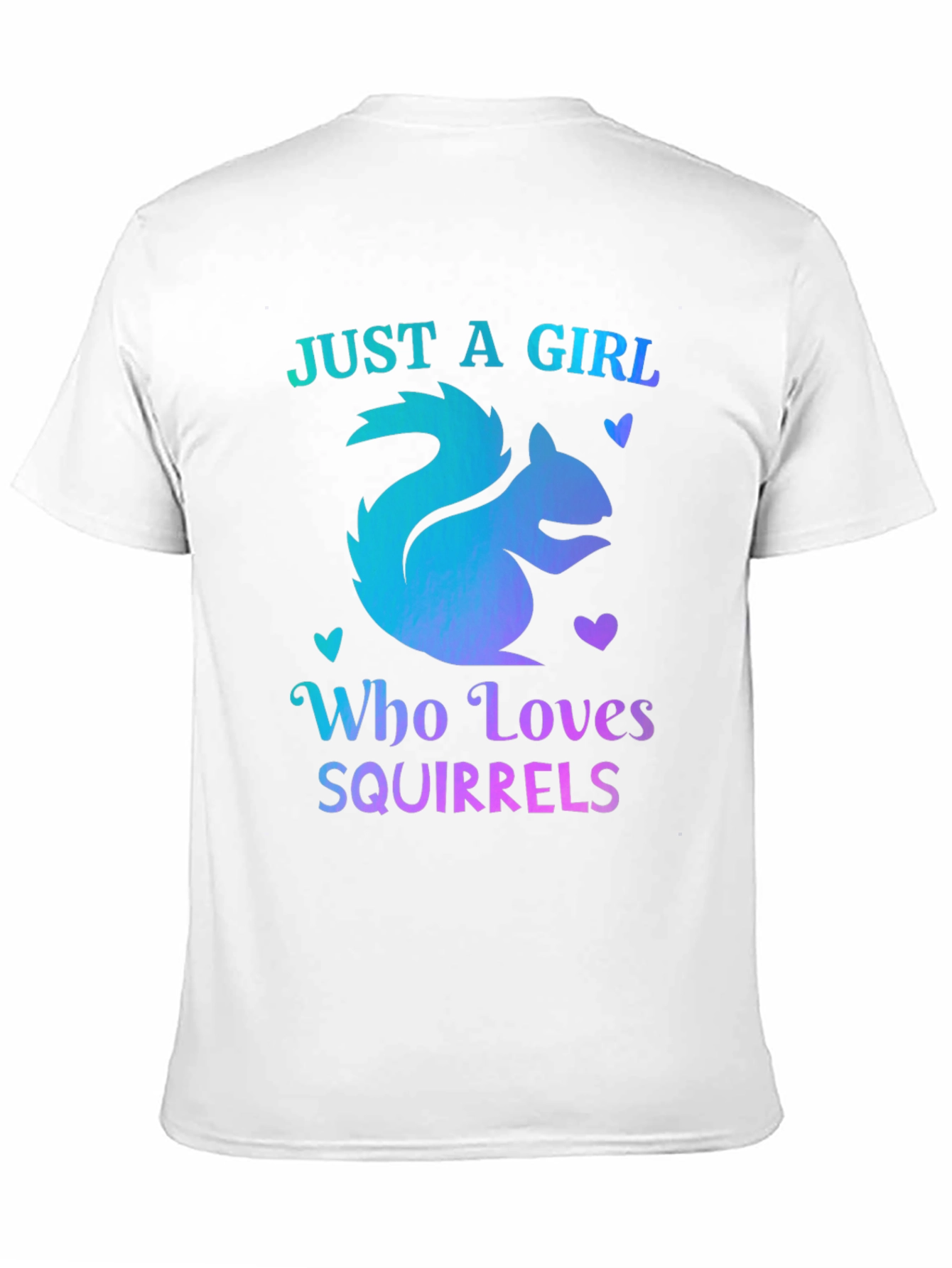 Black Girl Who Loves Squirrels T-Shirt view 11