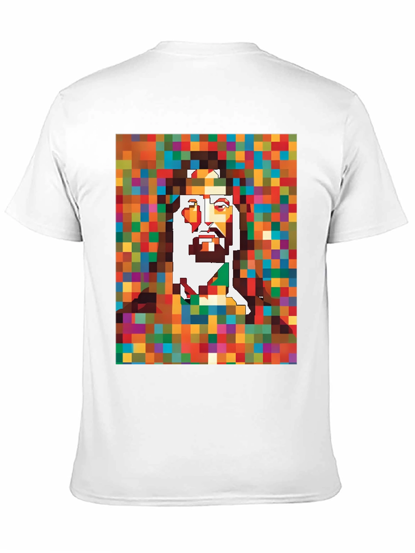 Black Pixel Jesus Graphic Tee - Black view 11